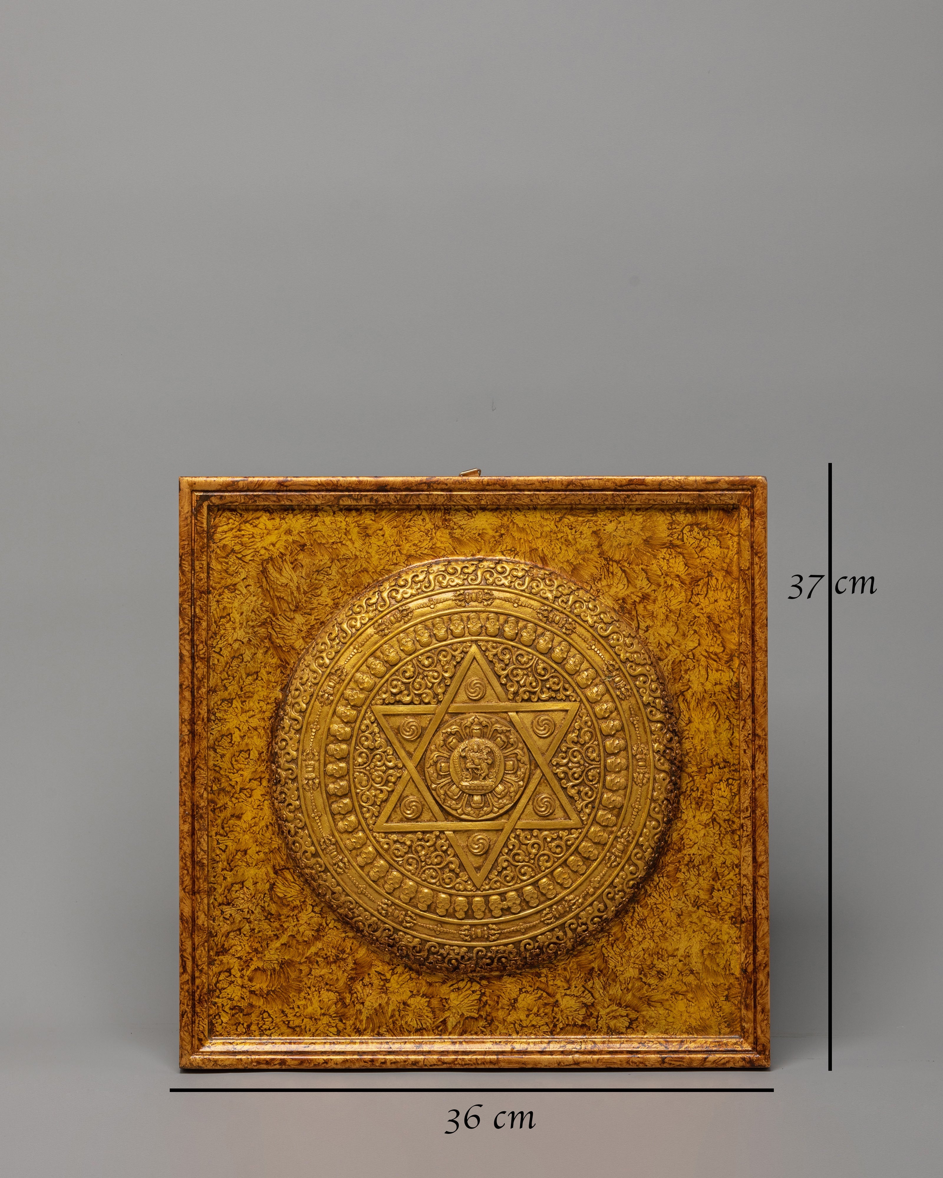 Tibetan Handcrafted Sacred Mandala Wall Hanging | Symbol of Peace