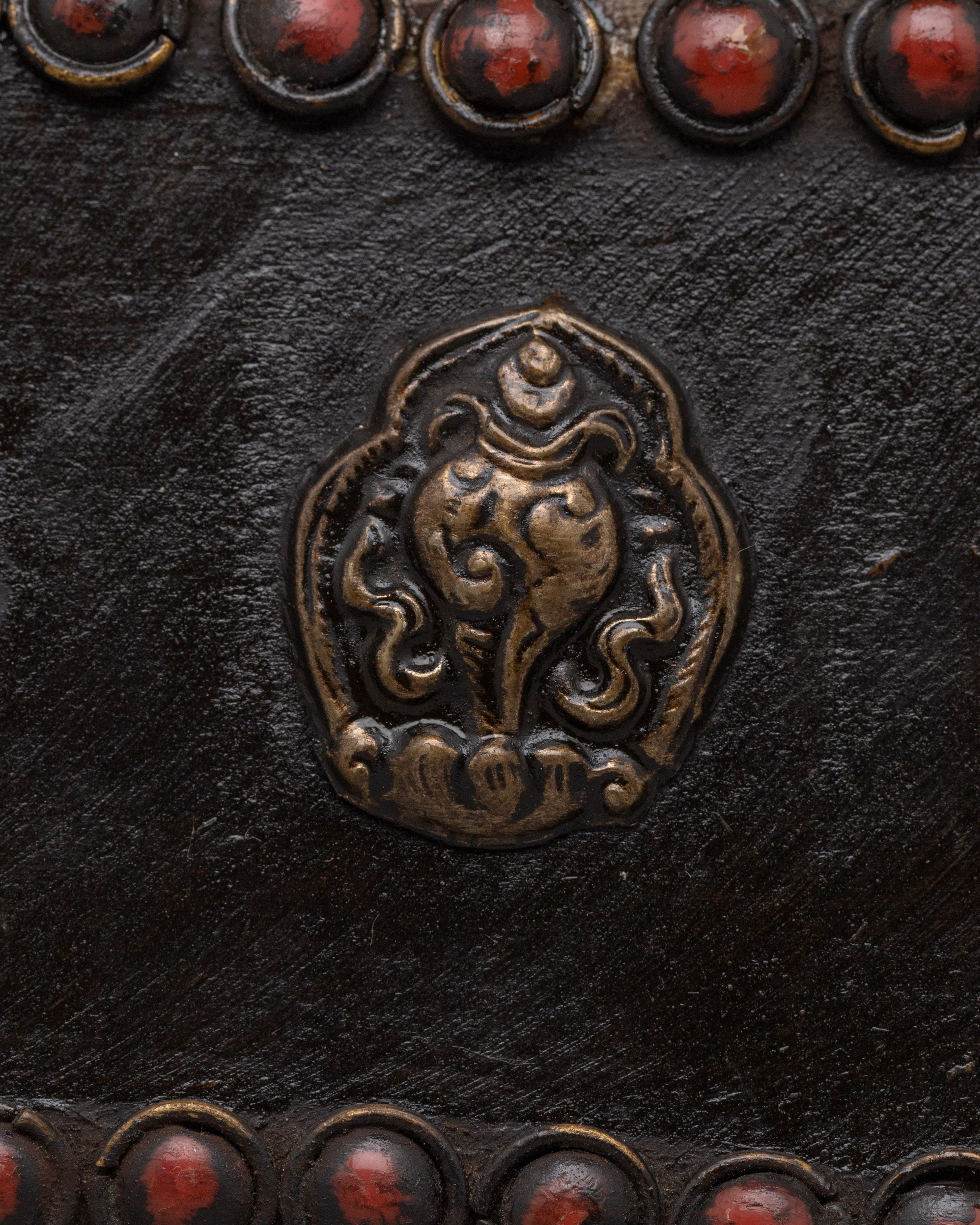Handcrafted Tibetan Book Cover | Buddhist Ritual and Sacred Text Decor