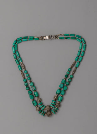Elegant Handcrafted Gemstone Necklace | Lightweight Fashion Statement Piece