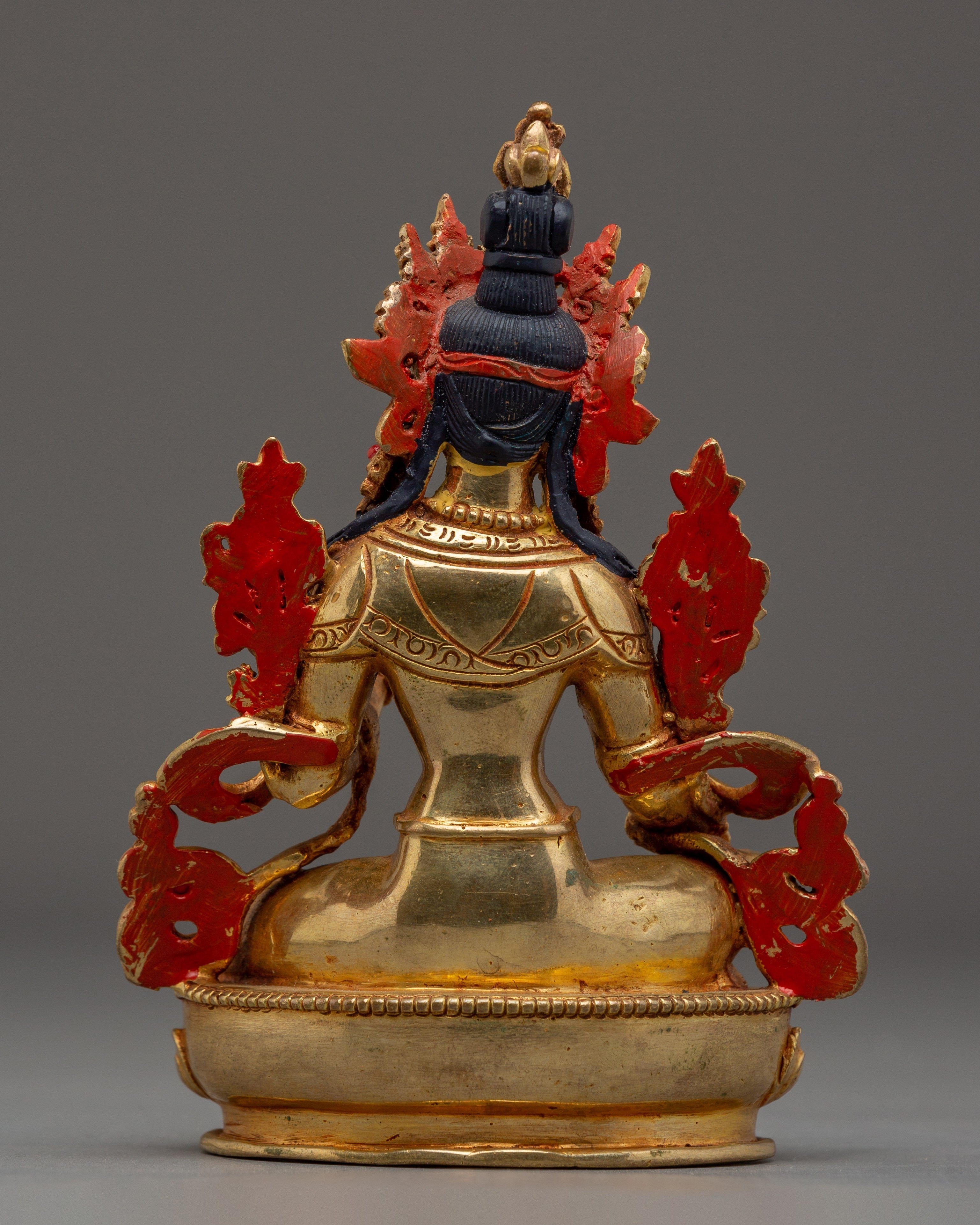 Divine Bodhisattva Green Tara Golden Artwork for Meditation and Decor