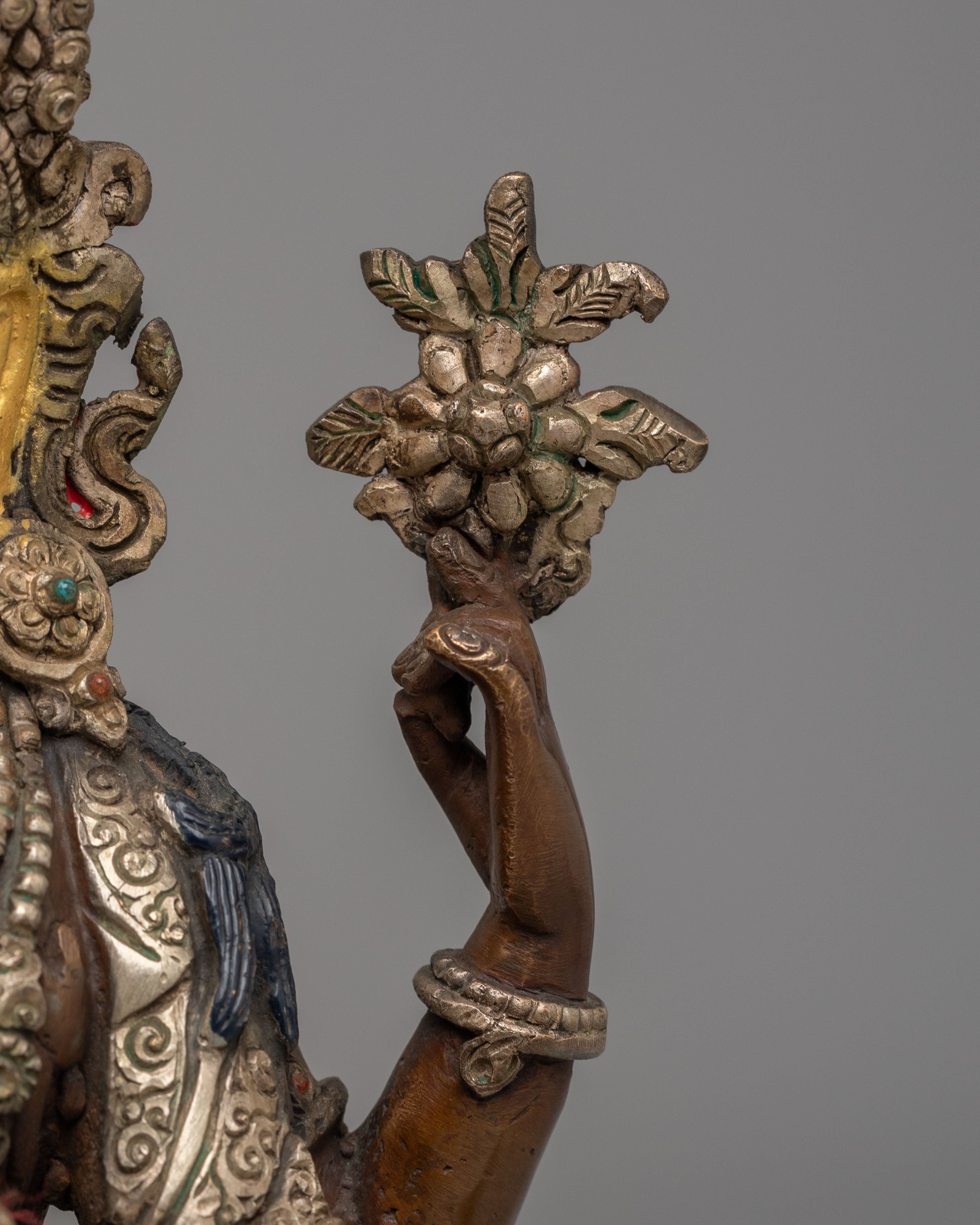 Sacred Tibetan Chenrezig Compassion Statue | Buddhist Compassion Bodhisattva