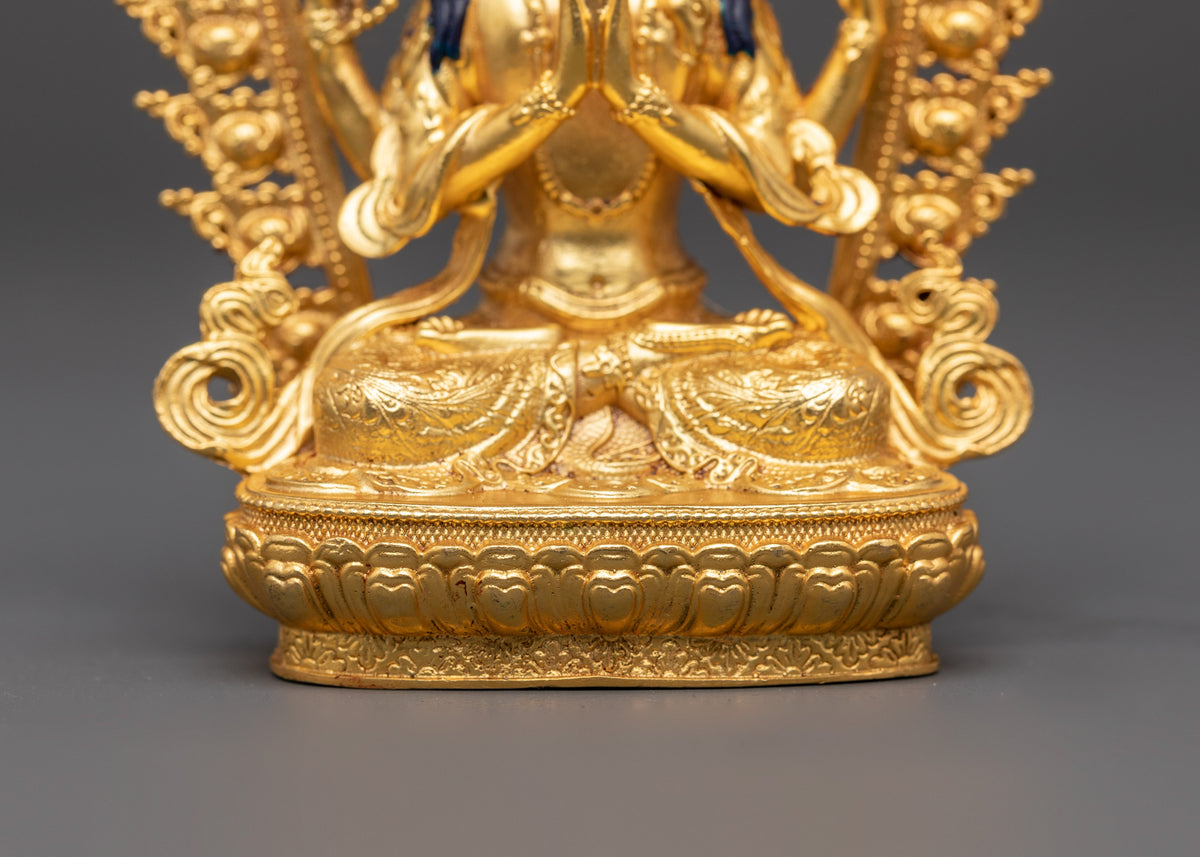 Sacred Bodhisattva Chenrezig Figurine | Symbol of Compassion & Mindfulness