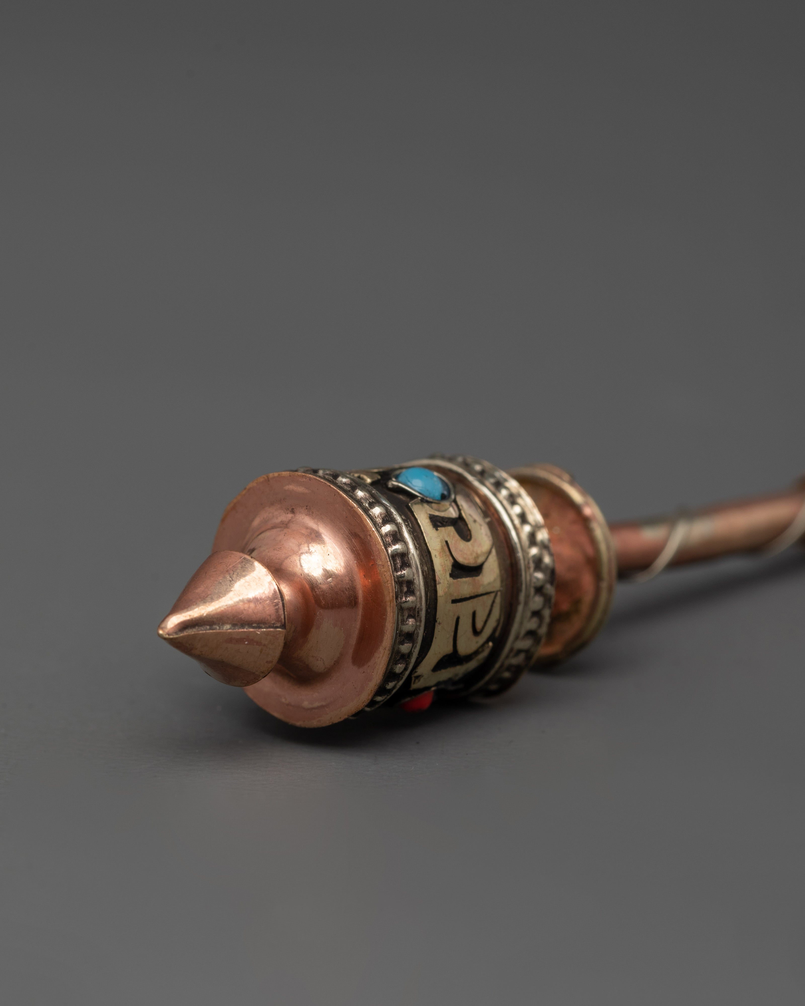 Prayer Wheel Spiritual Buddhist Altar Tool | Sacred Meditation Accessory