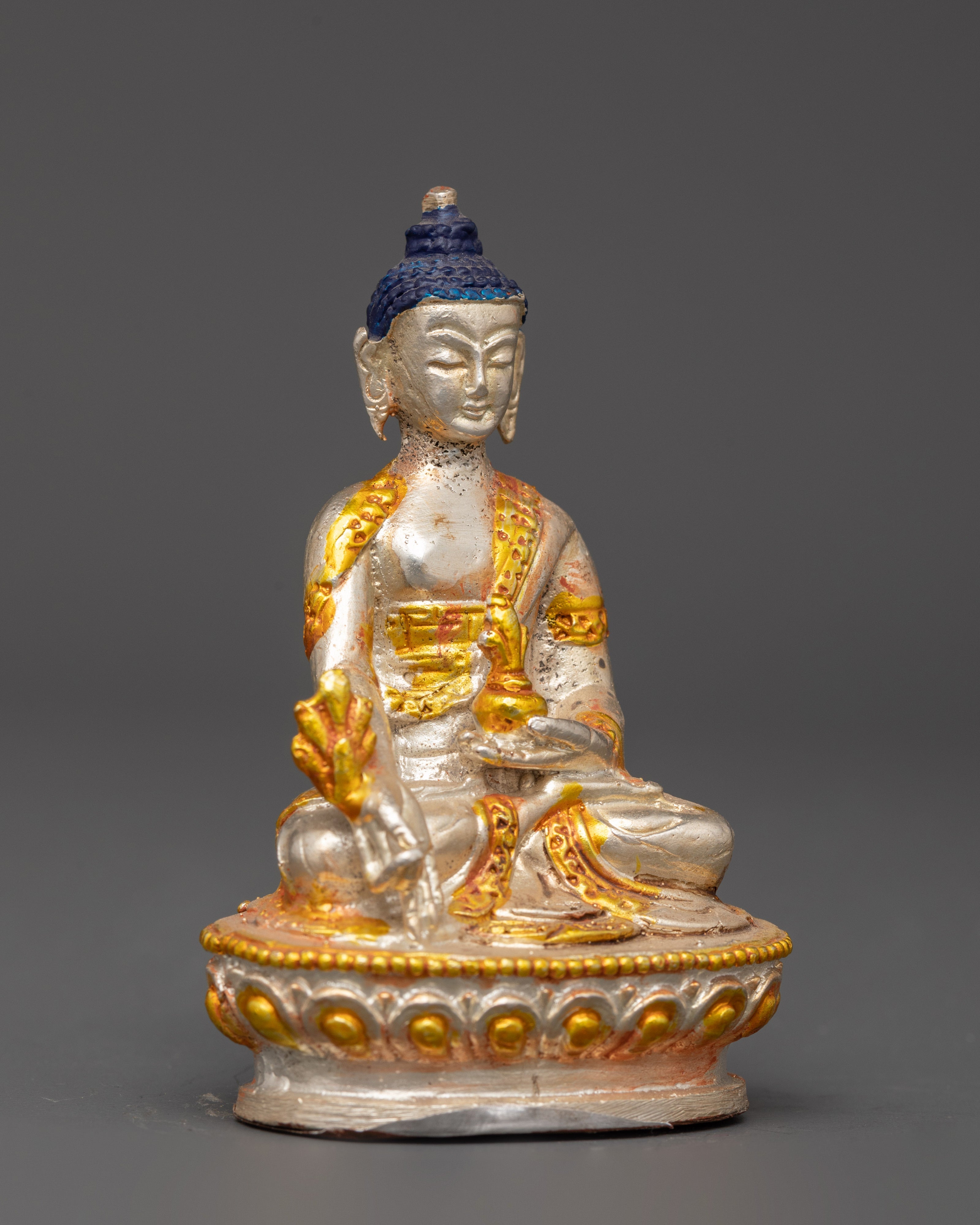 Healing Buddha Statue | Tibetan Medicine Buddha for Altar Decor