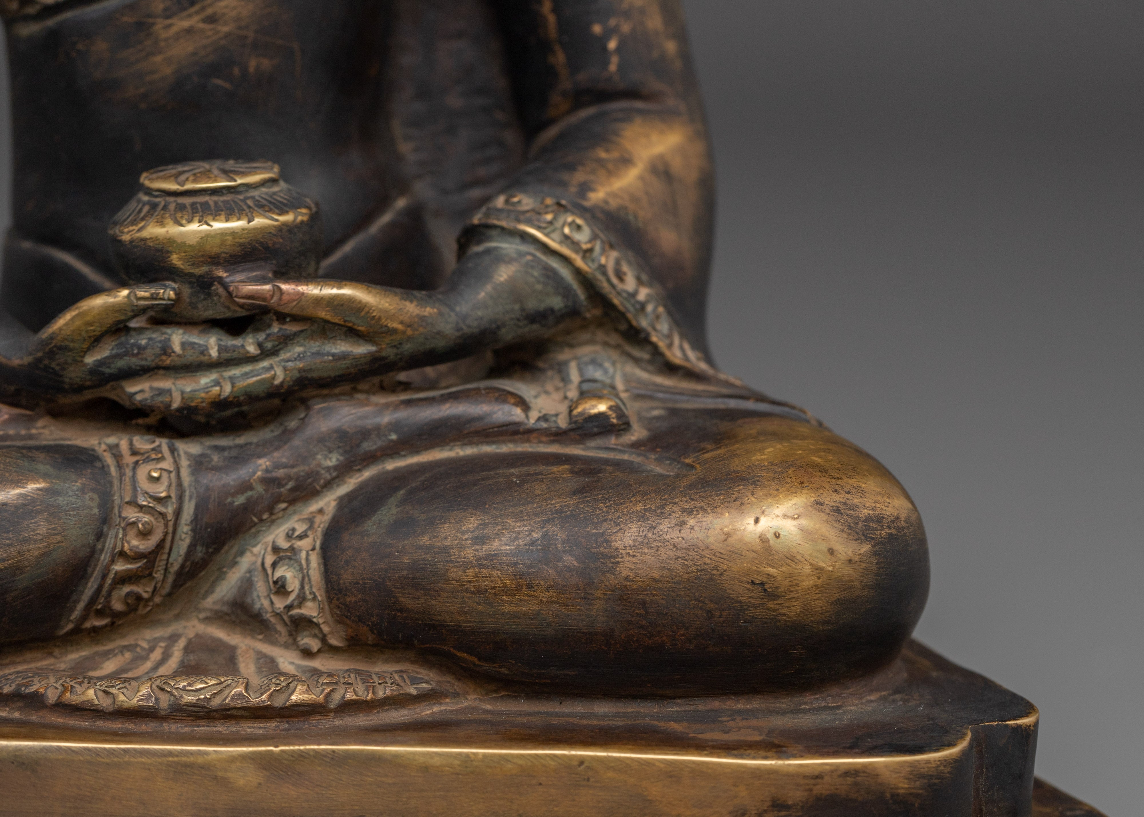 Handmade Dharmakara Amitabha Sculpture | Sacred Buddhist Art