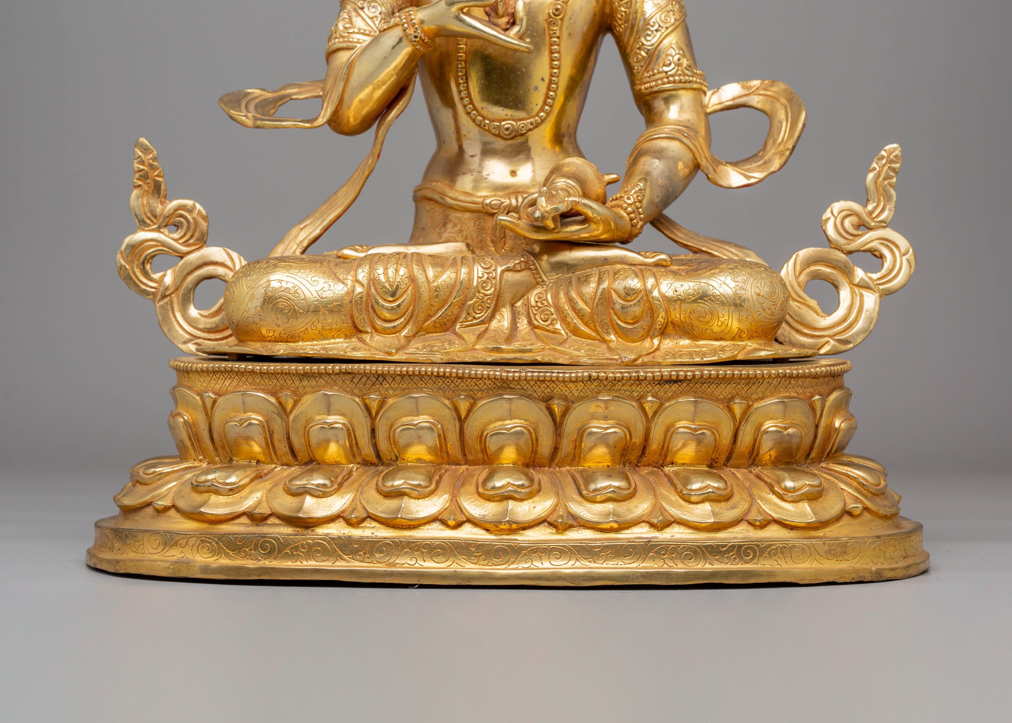 Handcrafted Vajrasattva Statue for Altar | Tibetan Buddhist Artwork