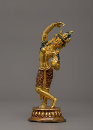 Standing Maya Devi Statue | Buddhist Art for Serenity and Devotion