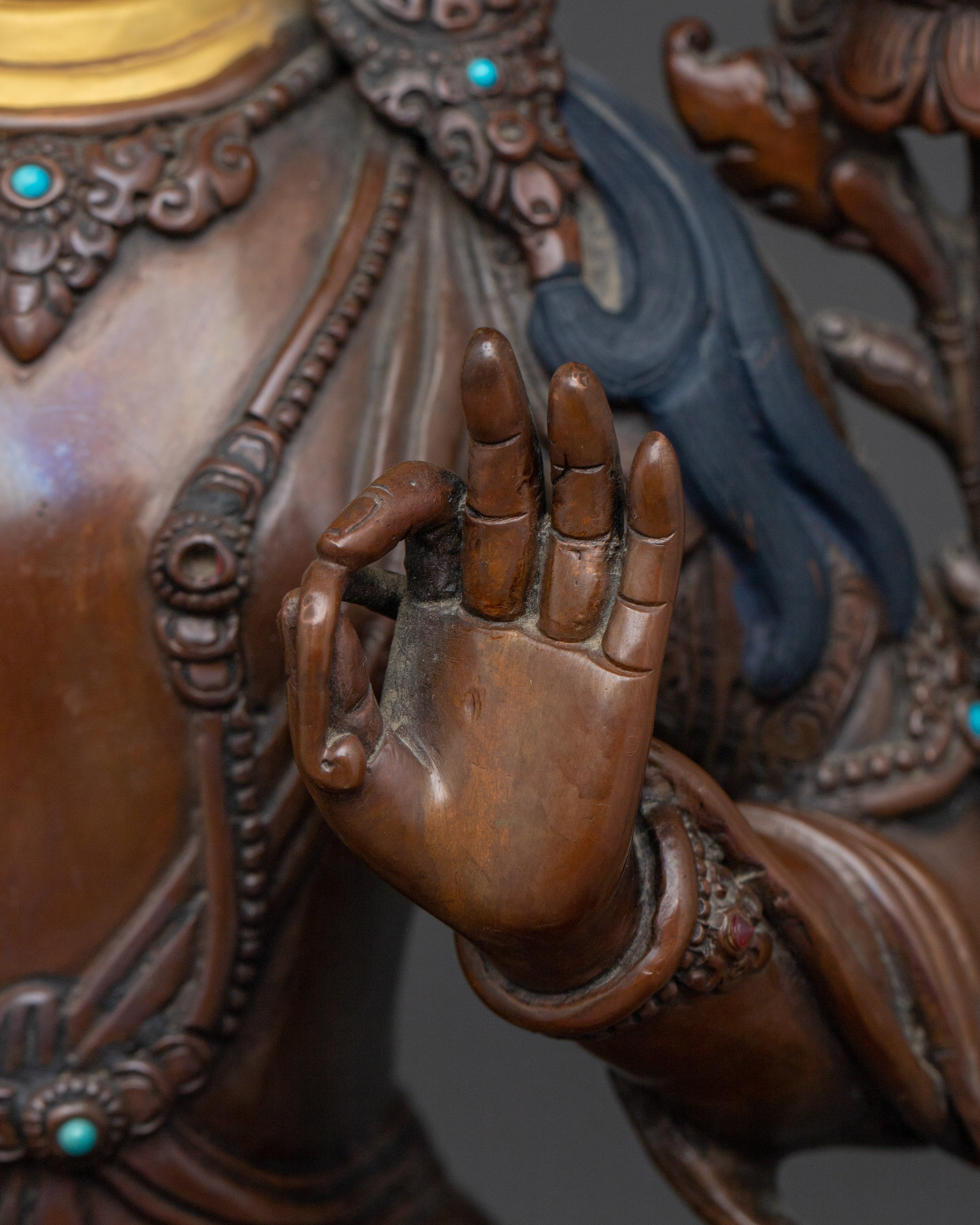 Buddhist wisdom deity Manjushri | Flaming Sword and Scripture