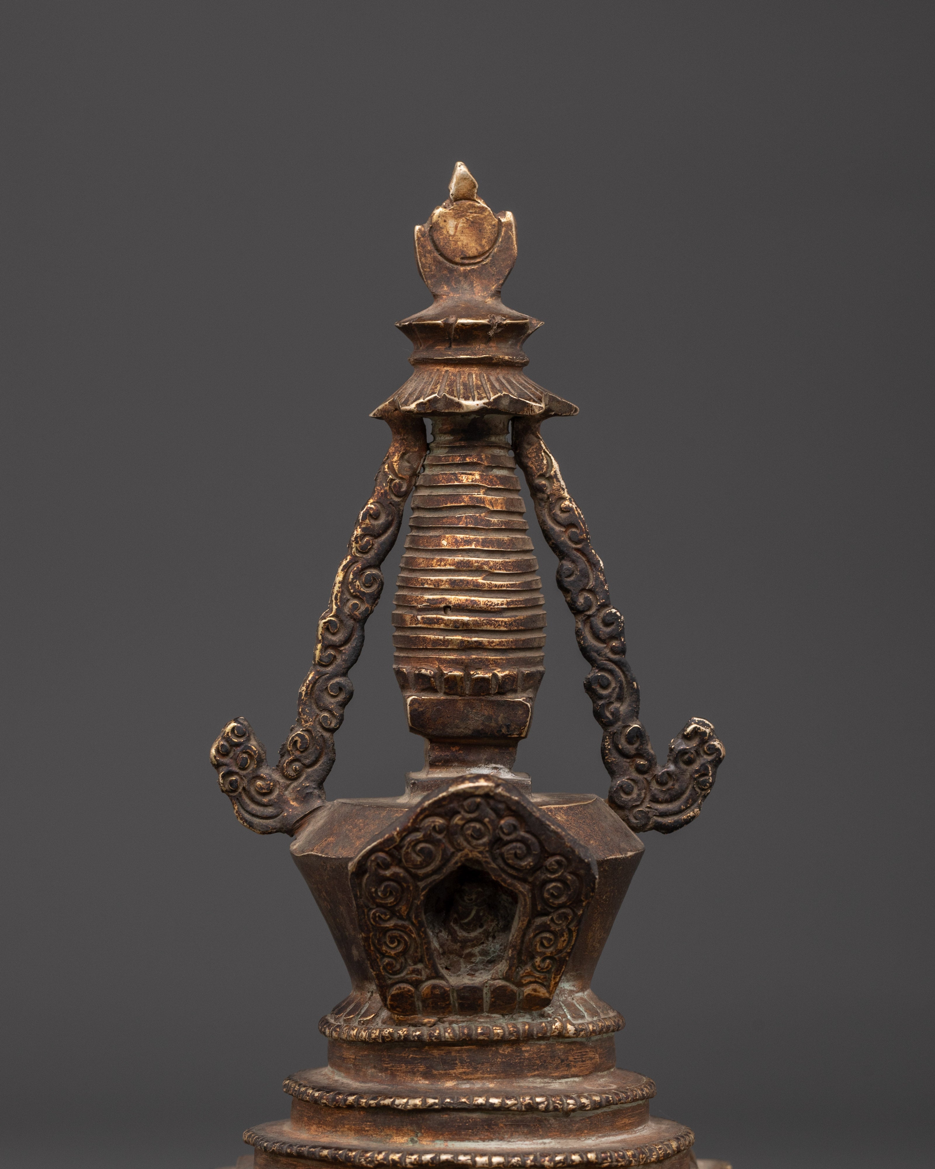 Stupa Symbol of Peace | Sacred Gold Plated Stupa