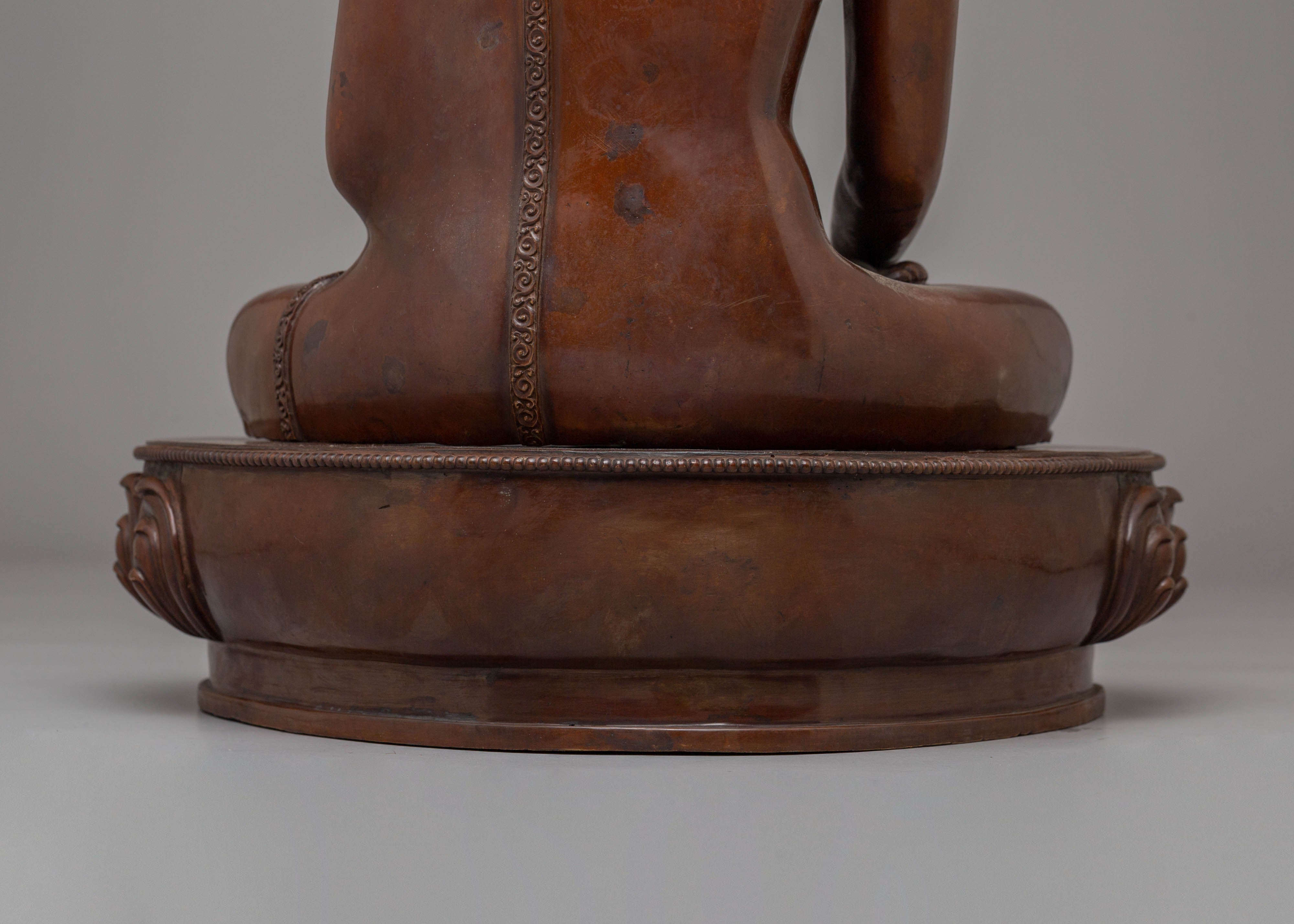 Handmade Tibetan Shakyamuni Buddha | Gautama Buddha Sculpture