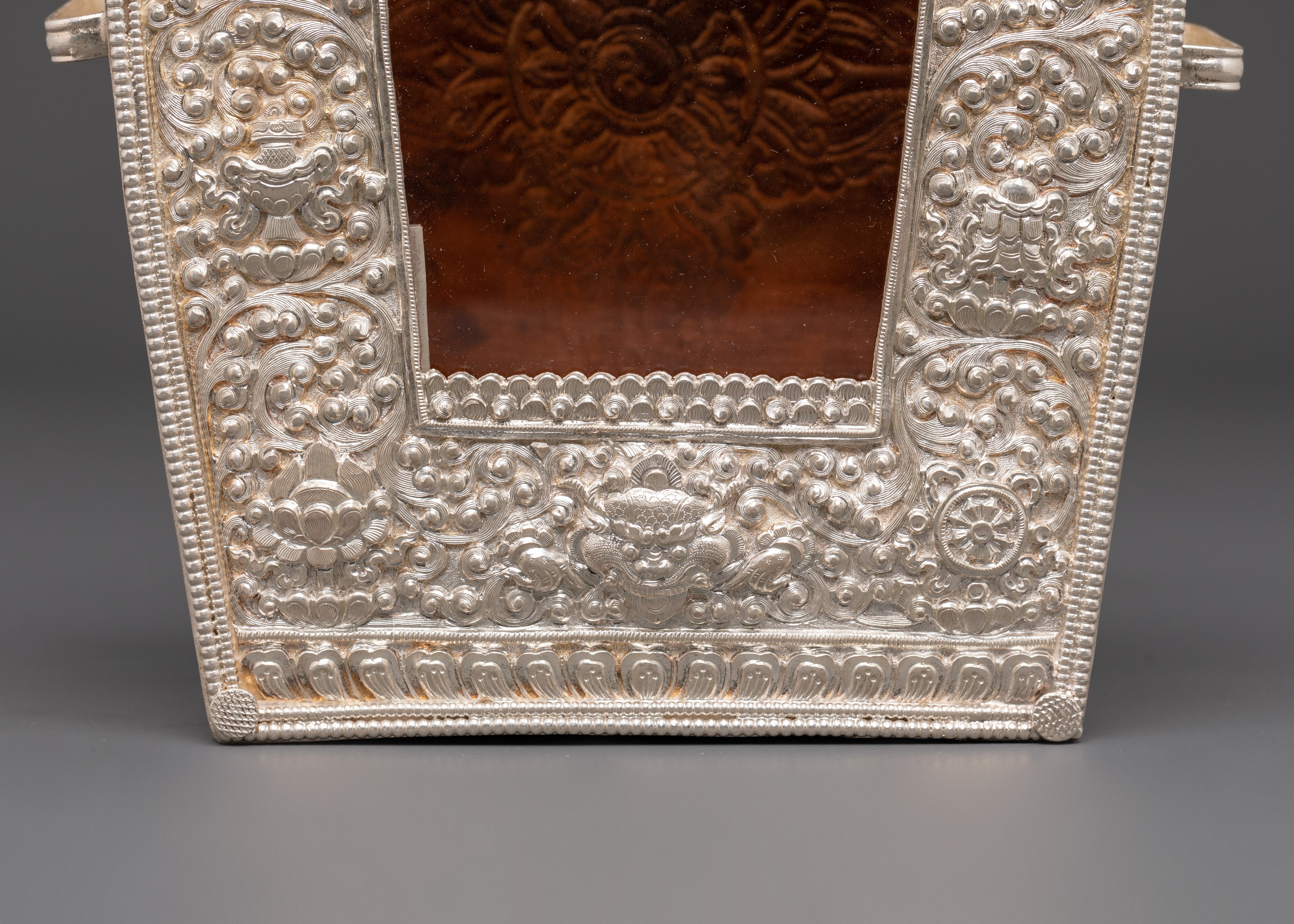 Handcrafted Traditional Ghau Box | Spiritual Gift for Puja & Rituals