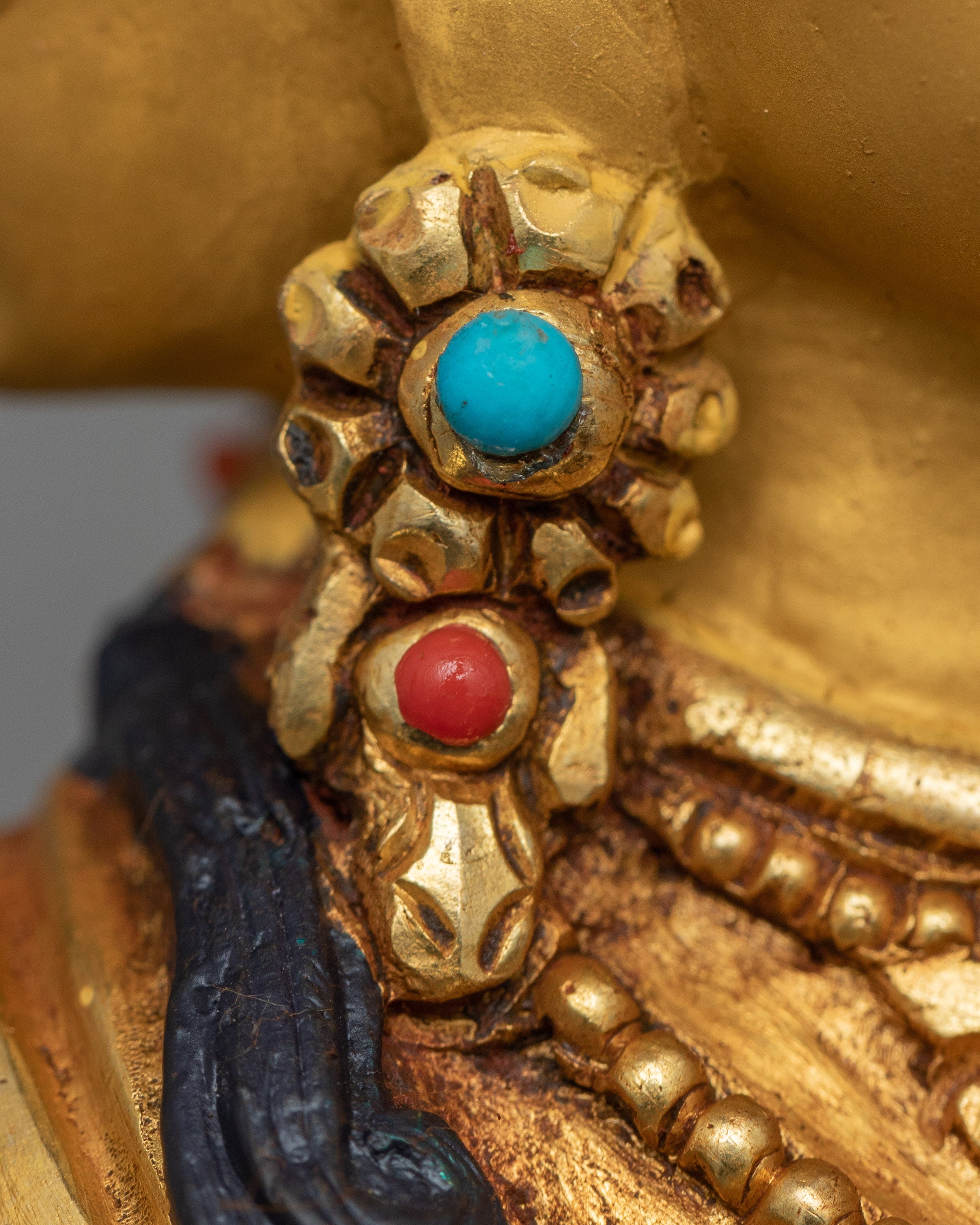 Tibetan Handmade Dakini Namgyalma for Shrine | Symbolizes Longevity and Spiritual Purity