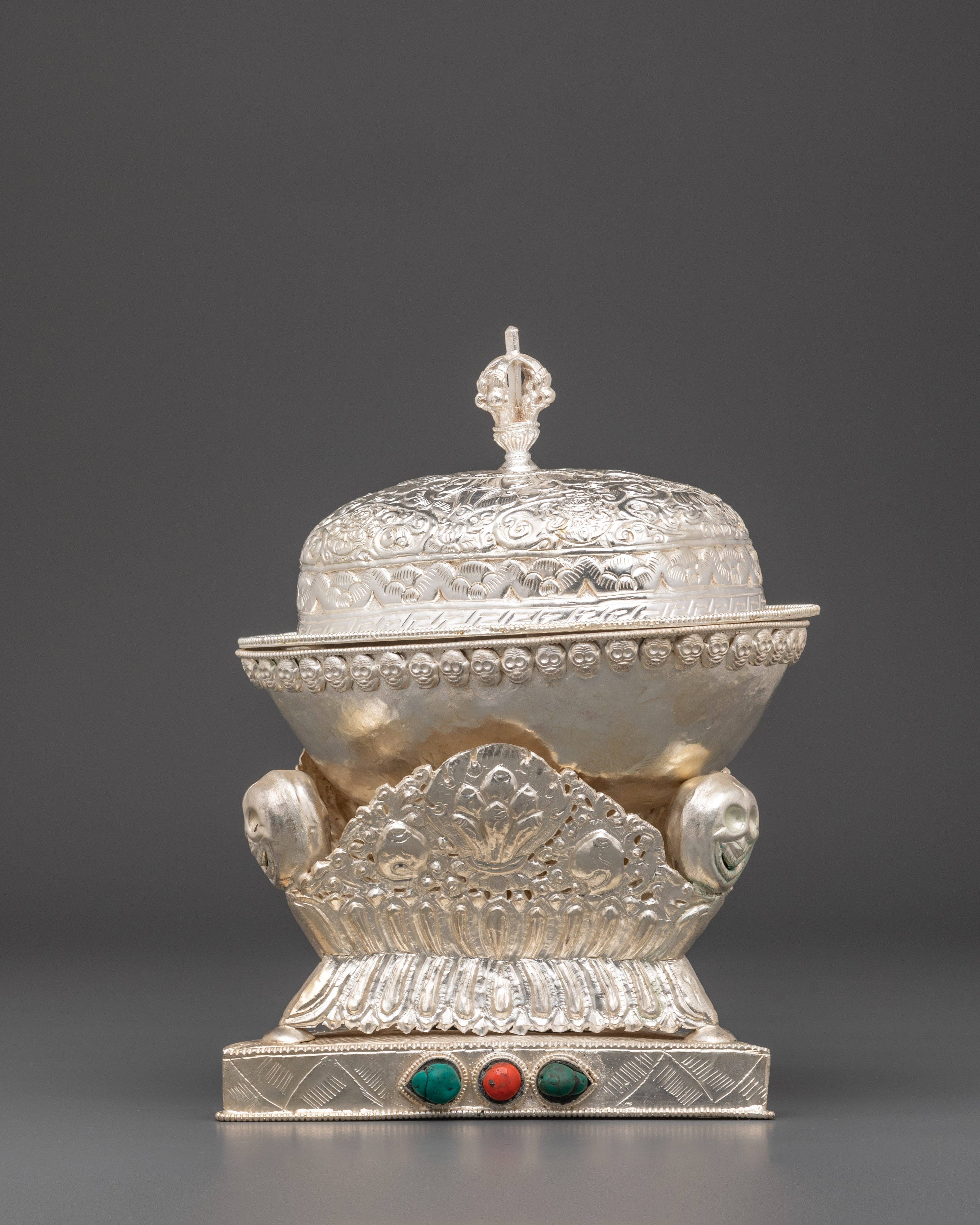 Tibetan Kapala Ceremonial Cup |  Buddhist Rituals & Tantric Offerings