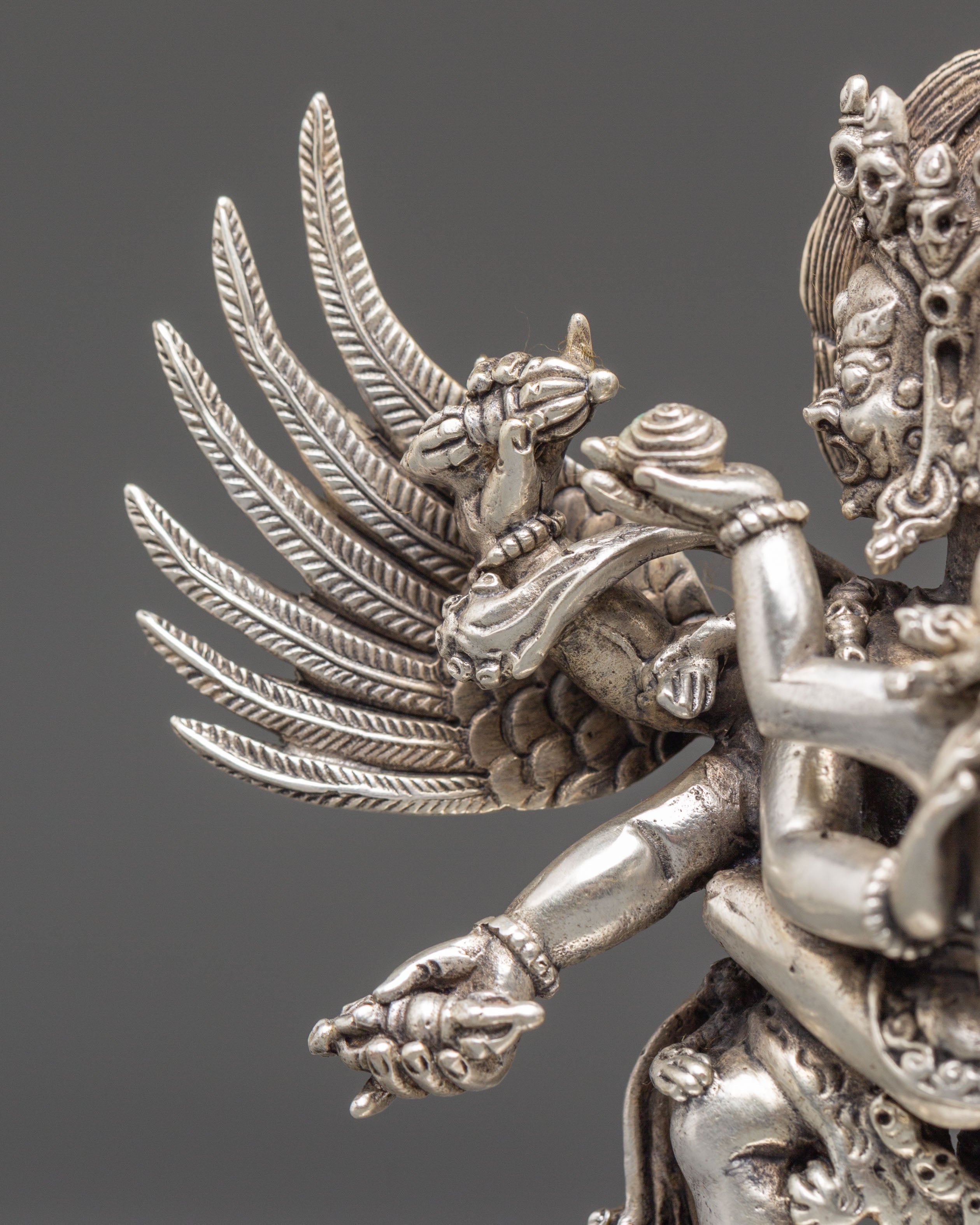 Tibetan Vajrakilaya Deity Statue | Buddhist Tantric Protector Sculpture