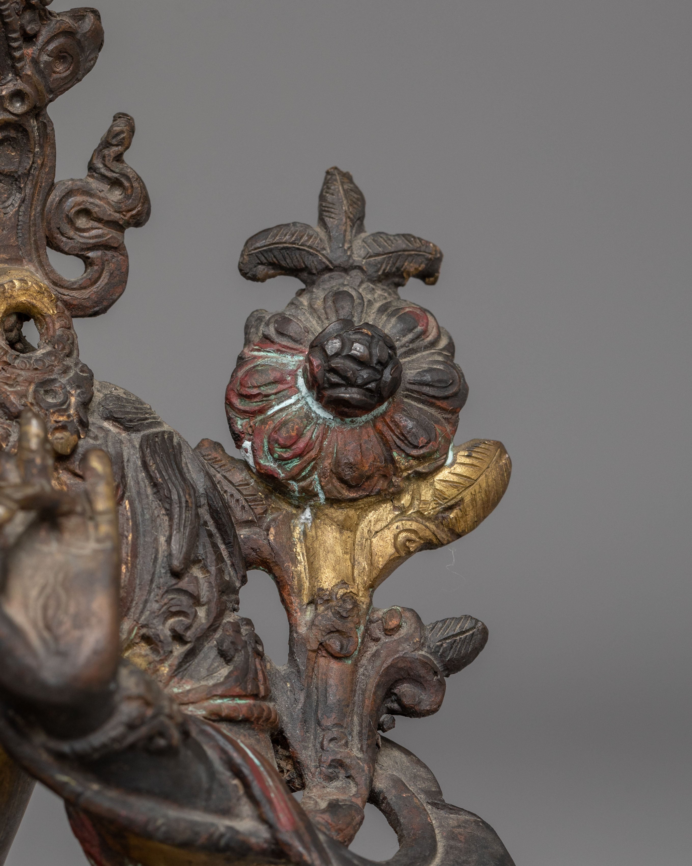 Handmade White Tara Sacred Statue | Tibetan Buddhist Healing Deity