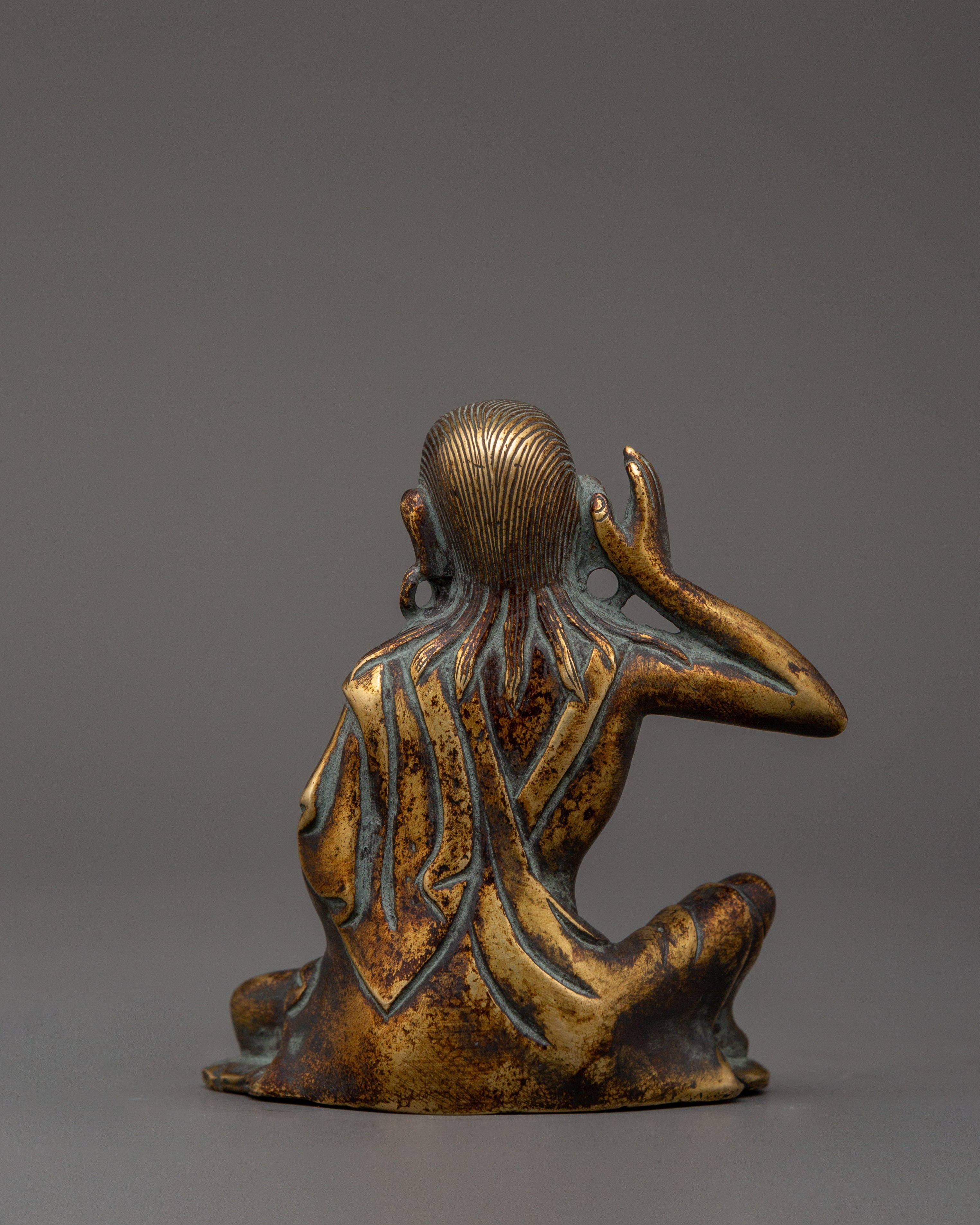 Tibetan Yogi Milarepa Statue | Enlightened Craft