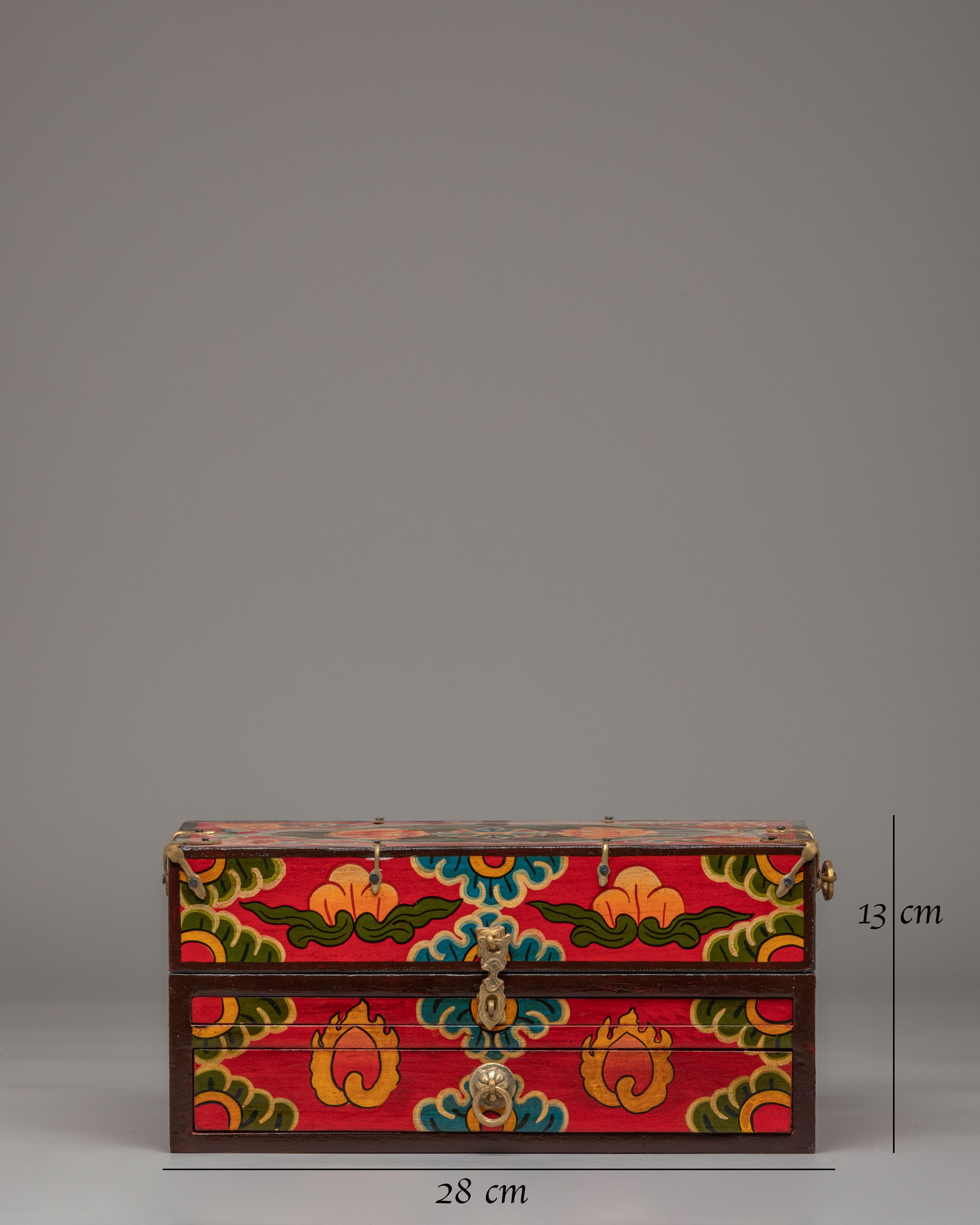 Tibetan Altar Box with Statue | Perfect for Meditation &amp; Spiritual Decor