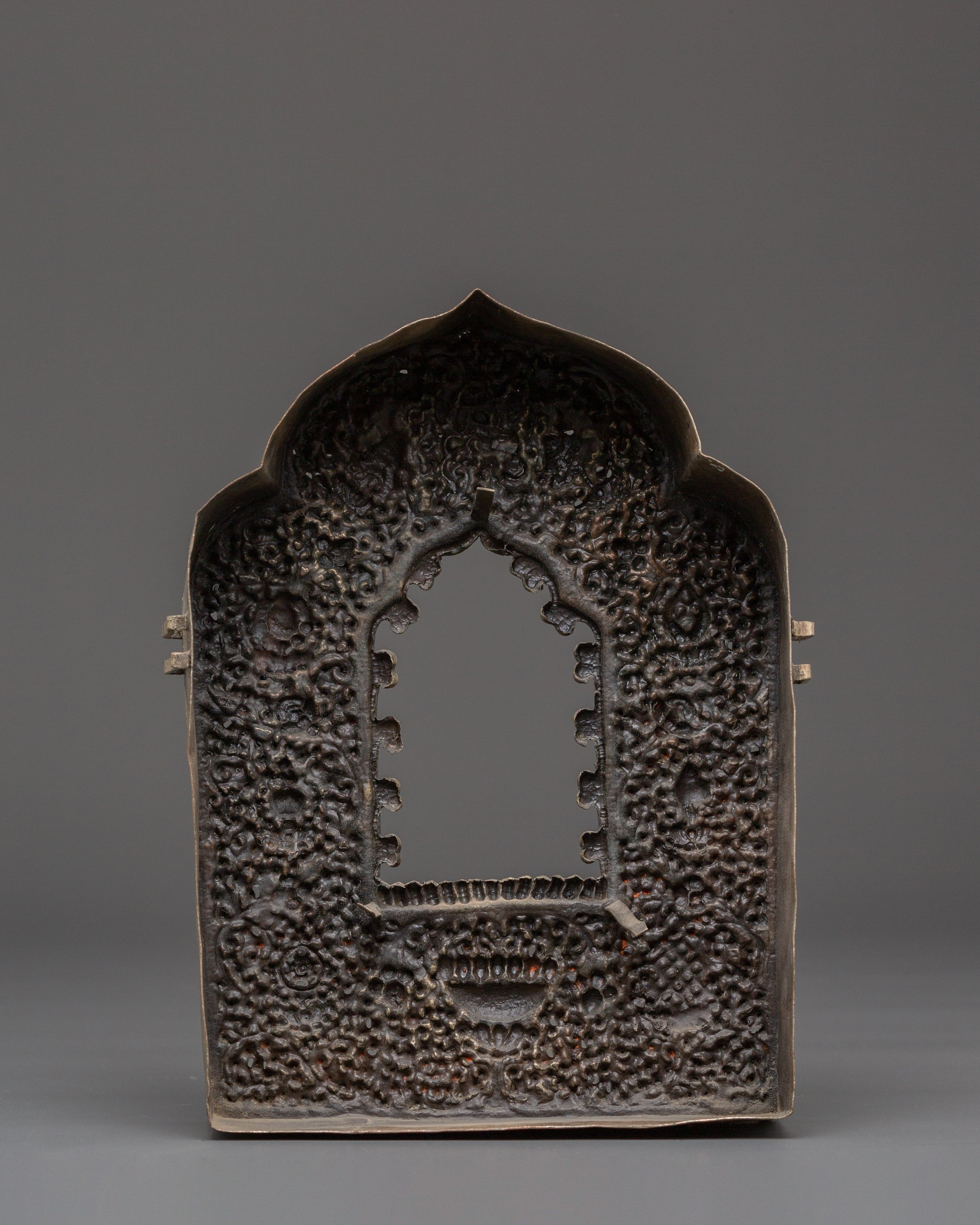Handmade Silver Plated Ghau Box | Symbol of Protection and Blessings