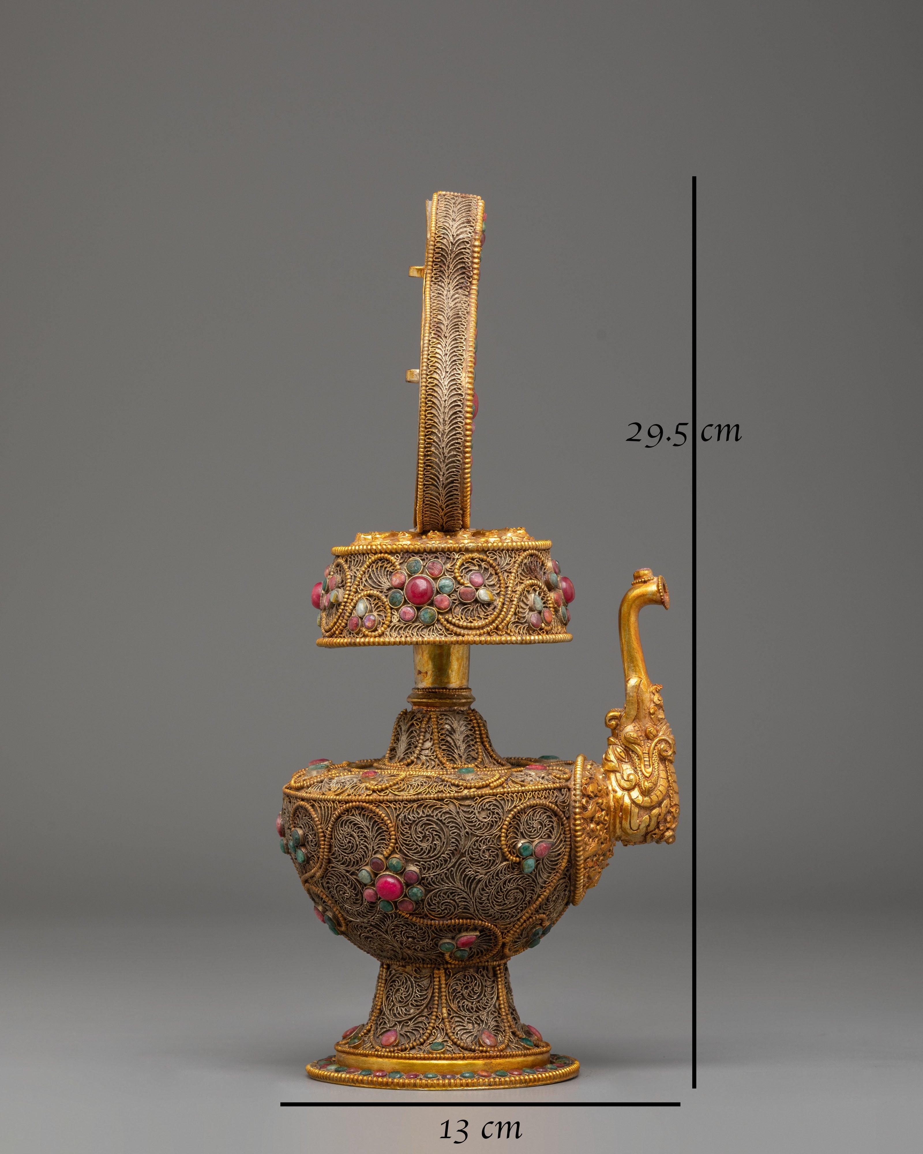 Tibetan Buddhist Bhumba for Ritual | Sacred Vessel for Ceremonies