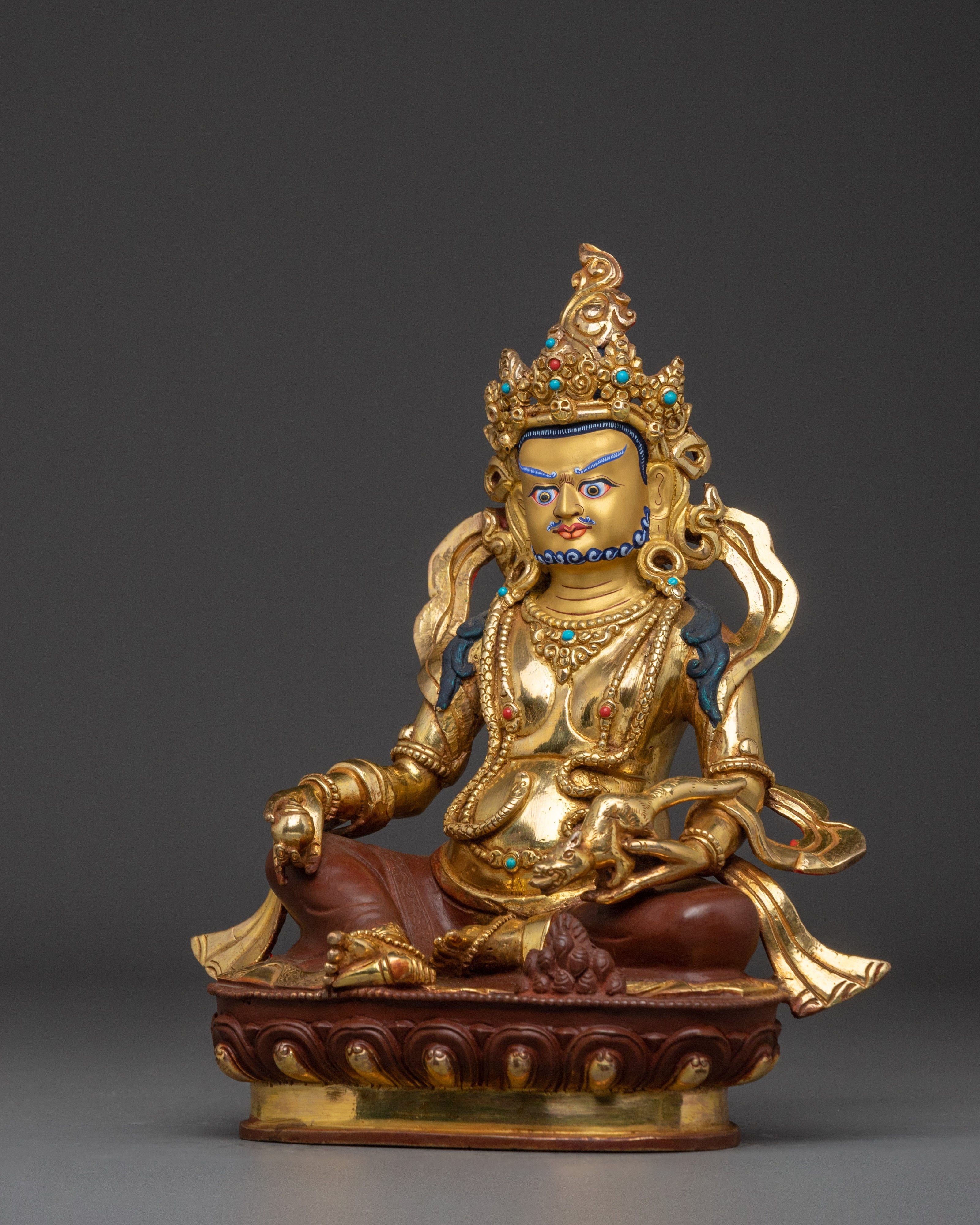 Dzambhala Lord of Fortune Artwork | Tibetan Buddhism Wealth Deity