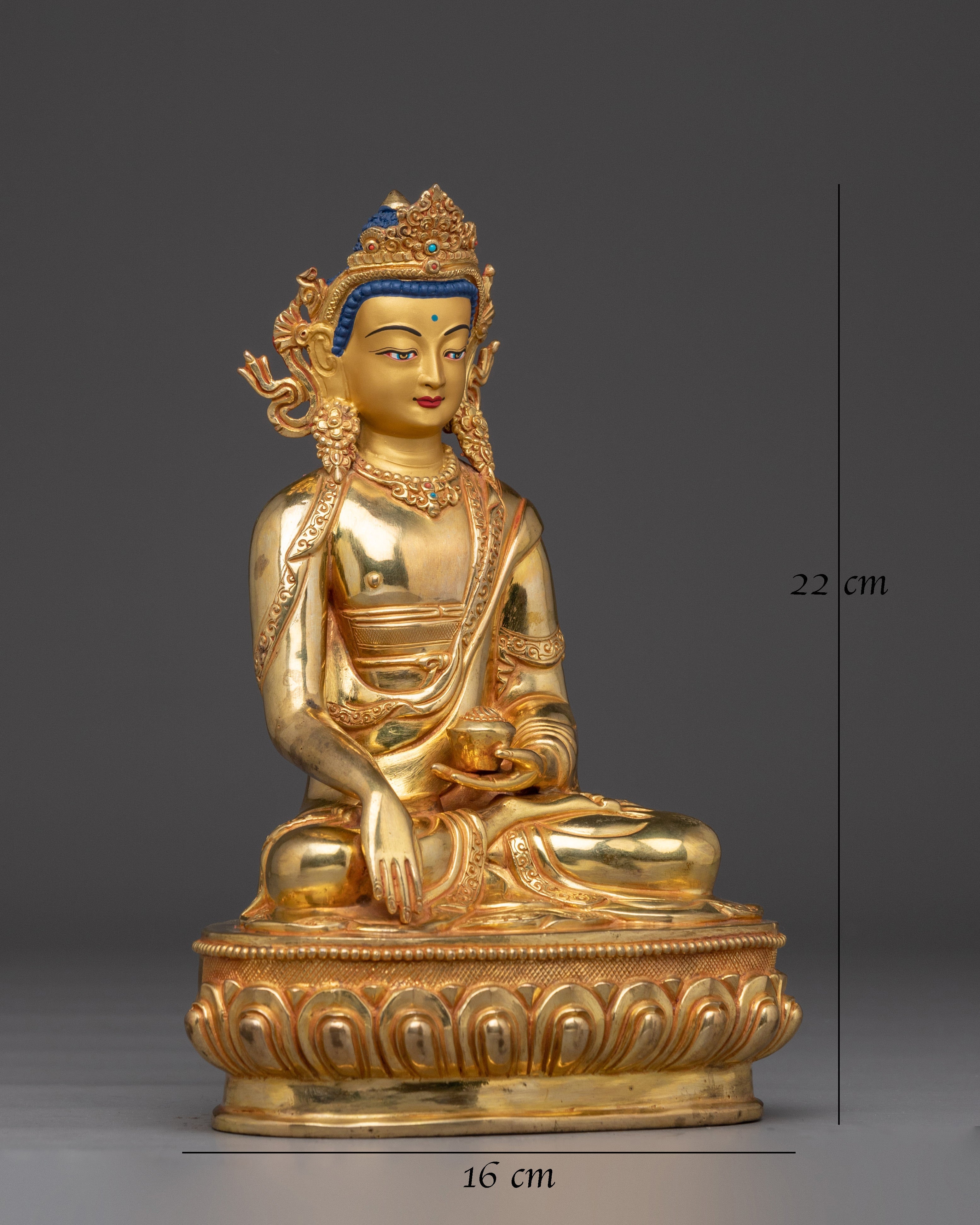 Golden Statue of Historical Gautama Buddha