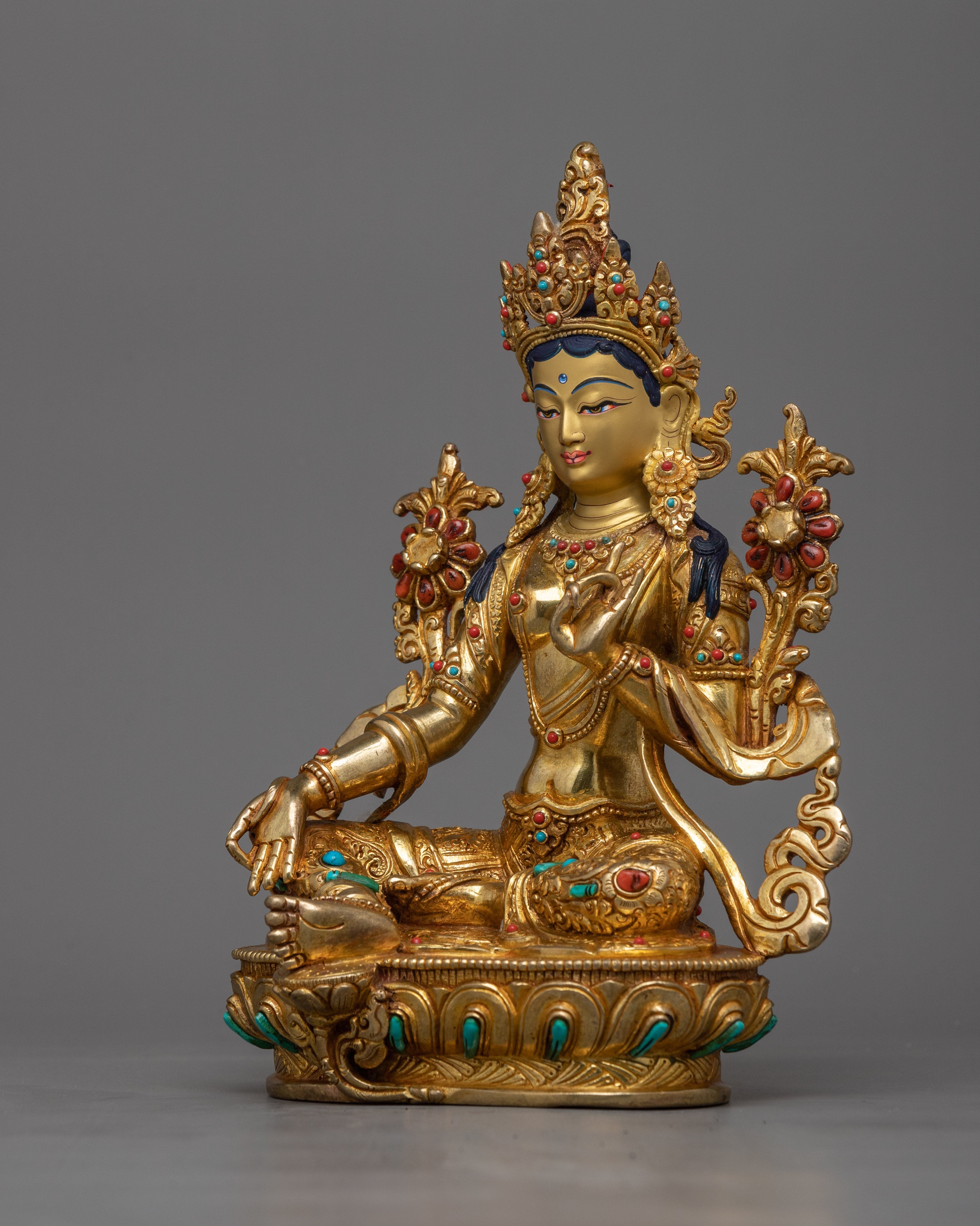 green-tara-guru-sculpture