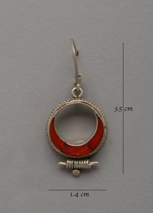 Circle Dangle Earrings | Handcrafted Jewelry for Women