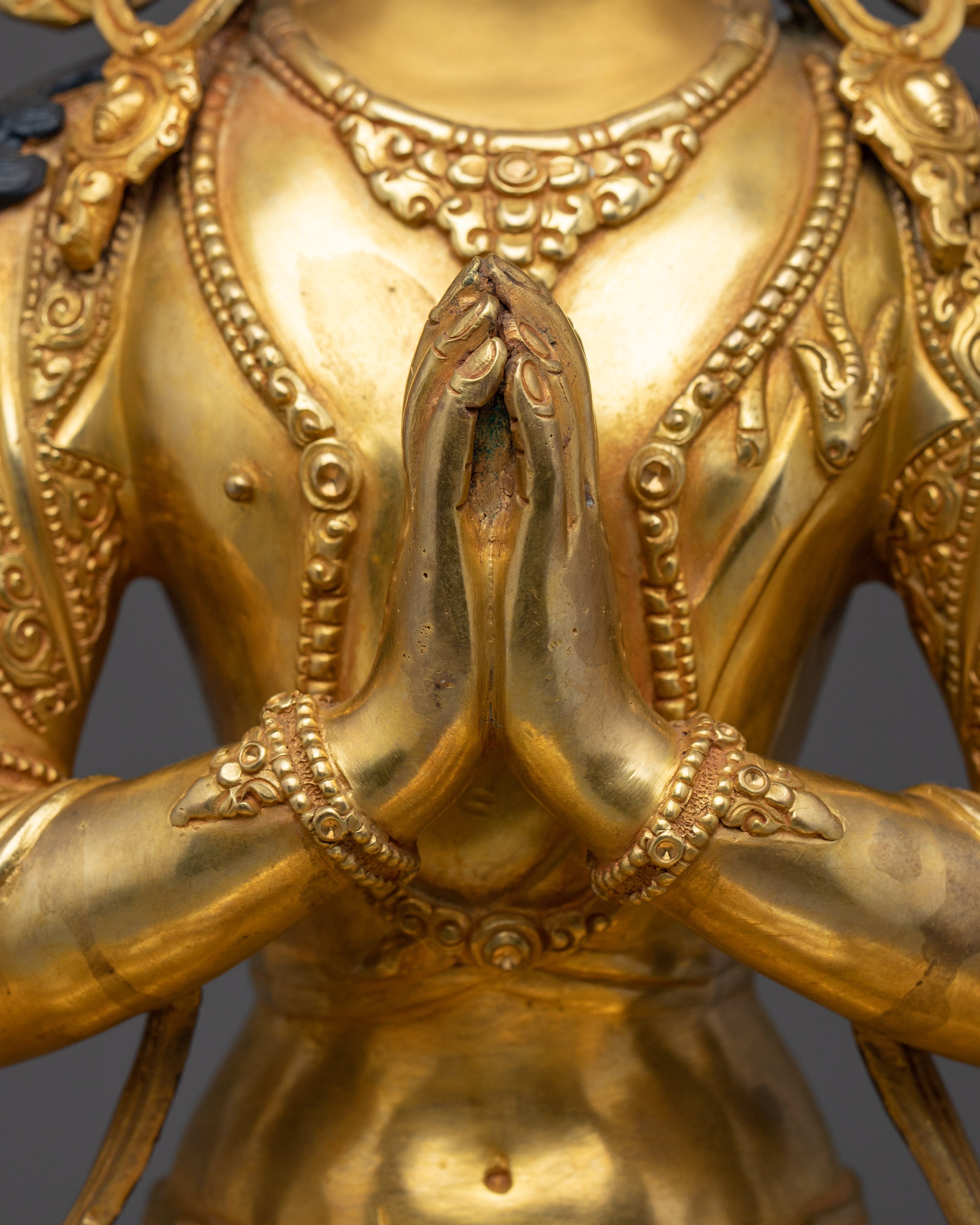 Handmade Tibetan Chenrezig | Avalokiteshvara Statue