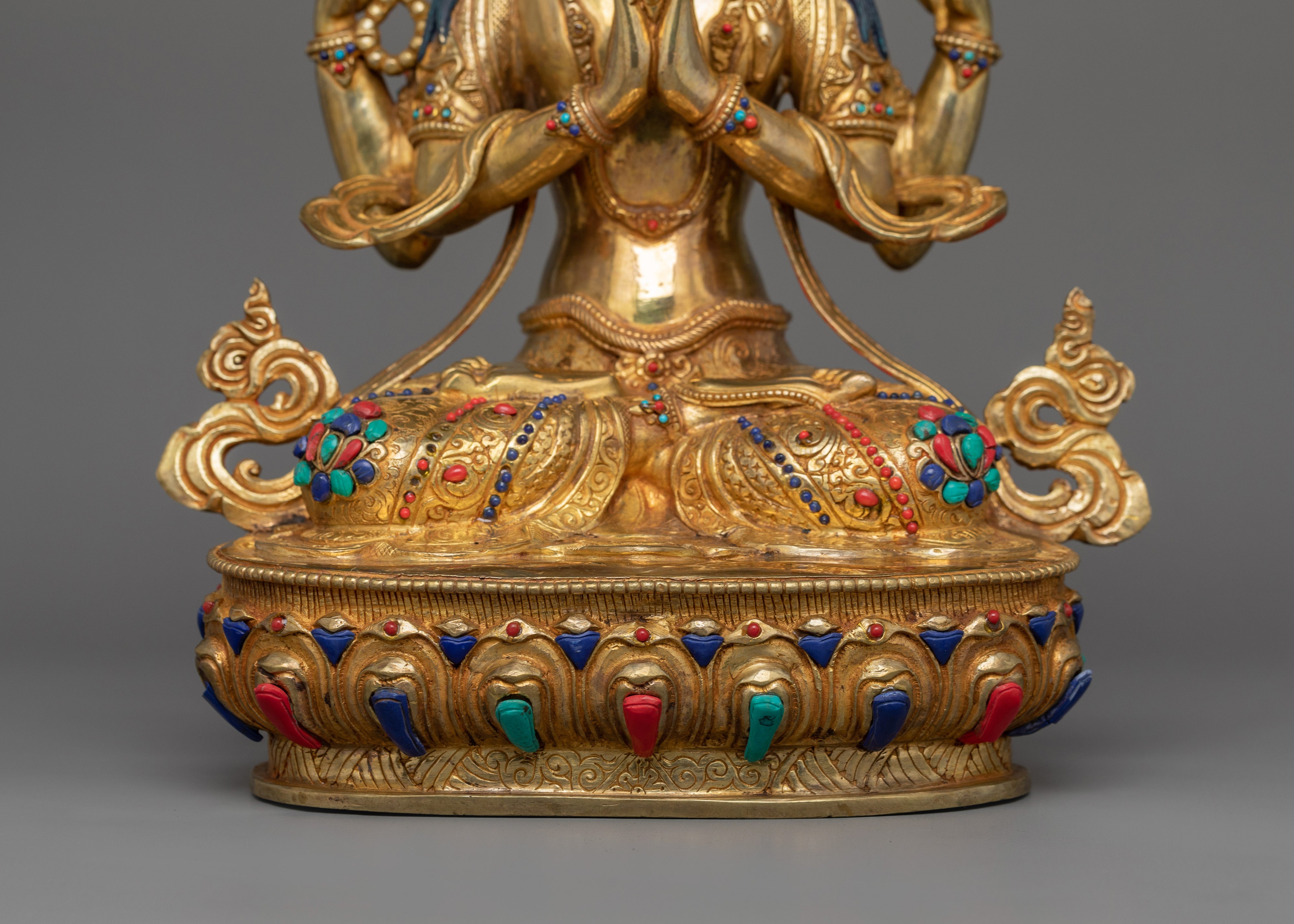 Handmade Statue Of Chenrezig |  Tibetan Buddha of Compassion
