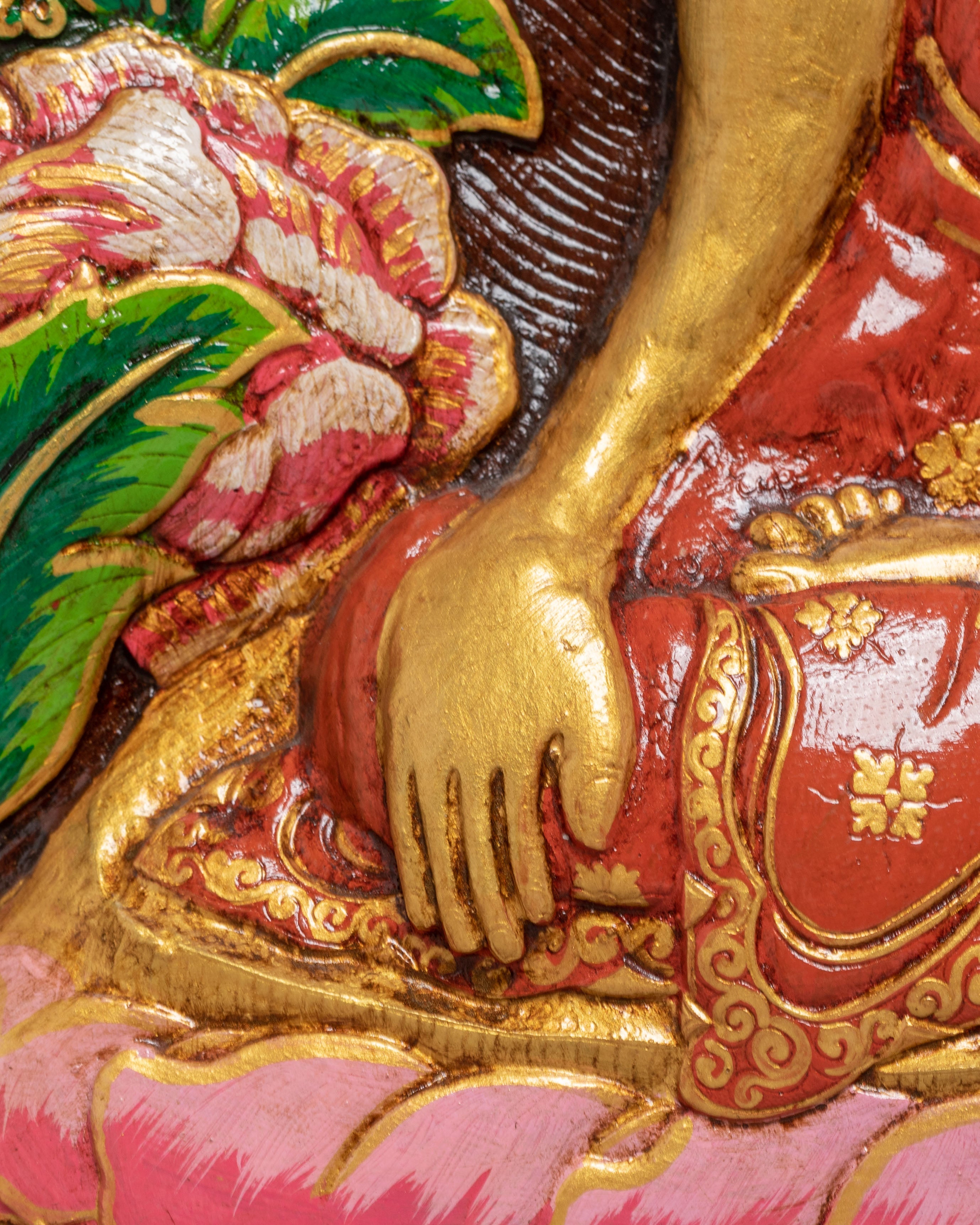 Shakyamuni Buddha Thangka Wall Hanging | Tibetan Buddhist Sacred Art