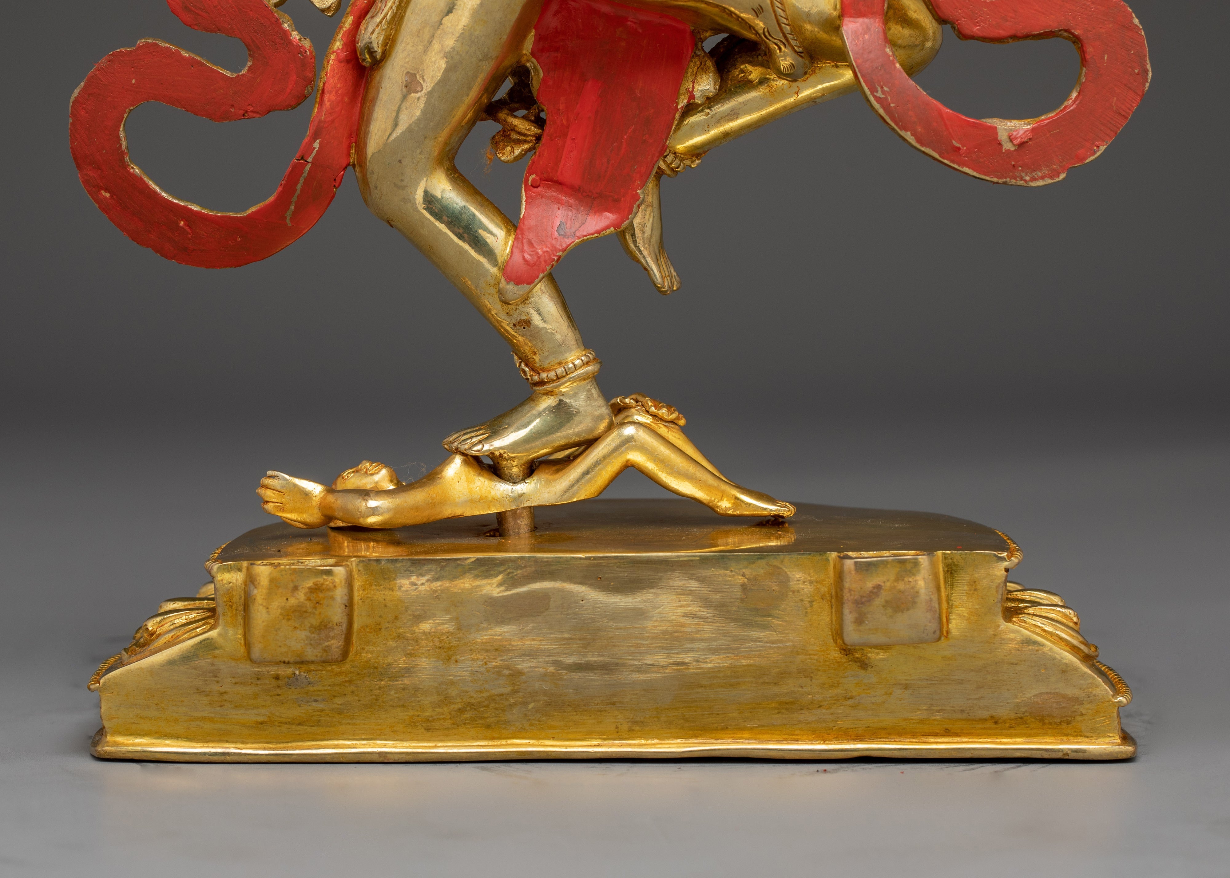 Goddess of Magnetism Kurukulla Statue | Tibetan Copper Gold Plated Deity
