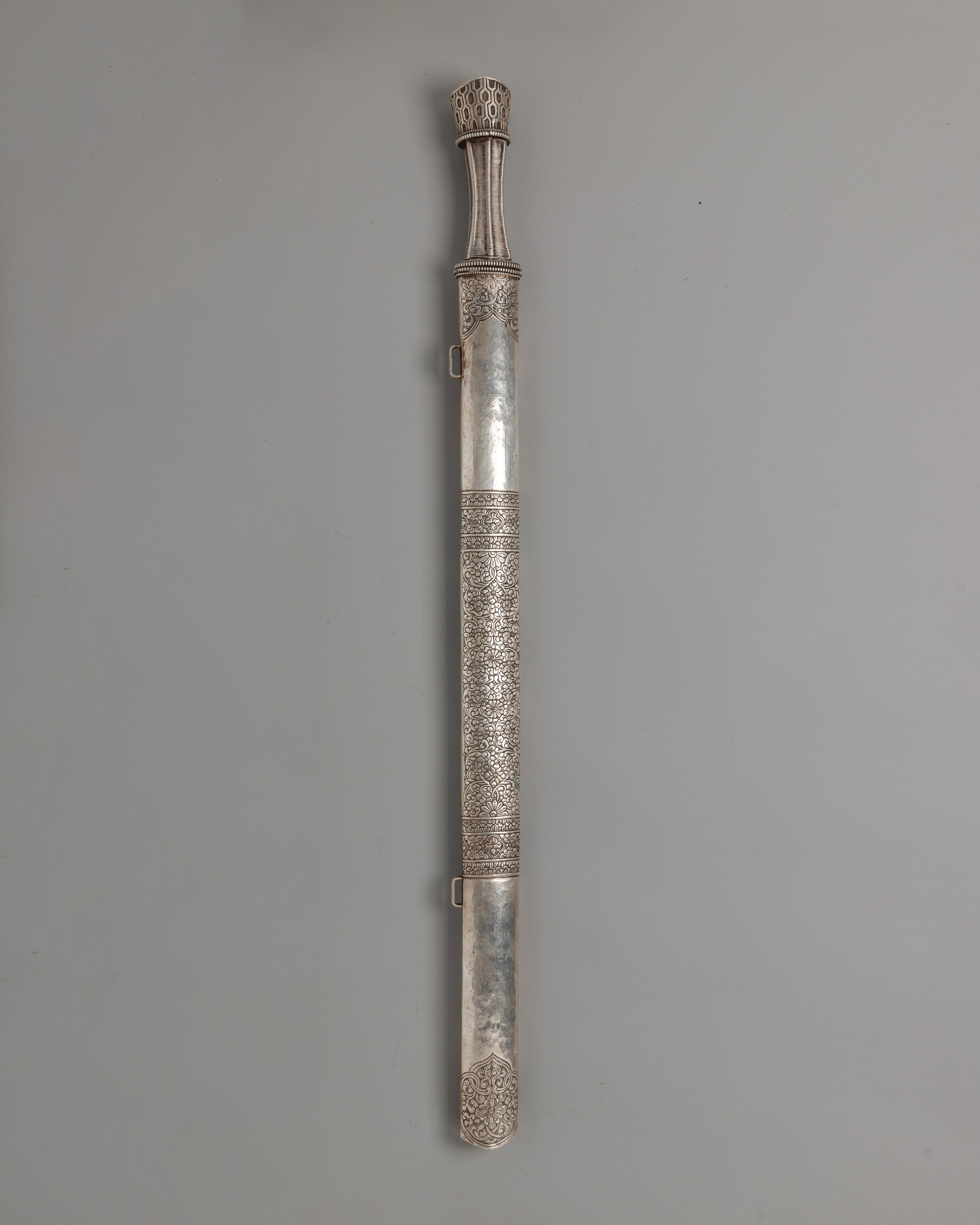 Bhutanese Style Silver Sword | Ritual Sword