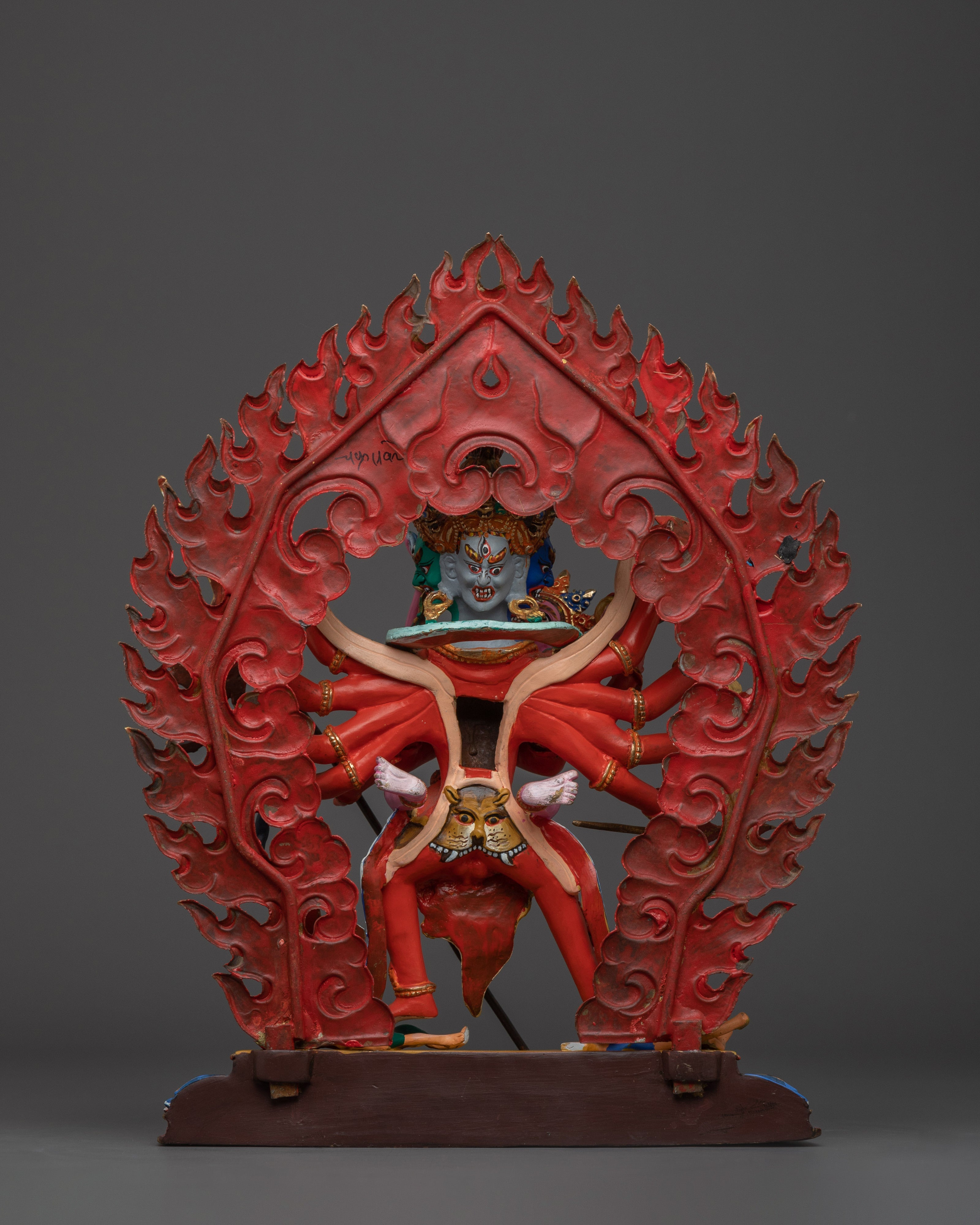 Tibetan Statue of Chakrasamvara | Wheel of Perfect Bliss