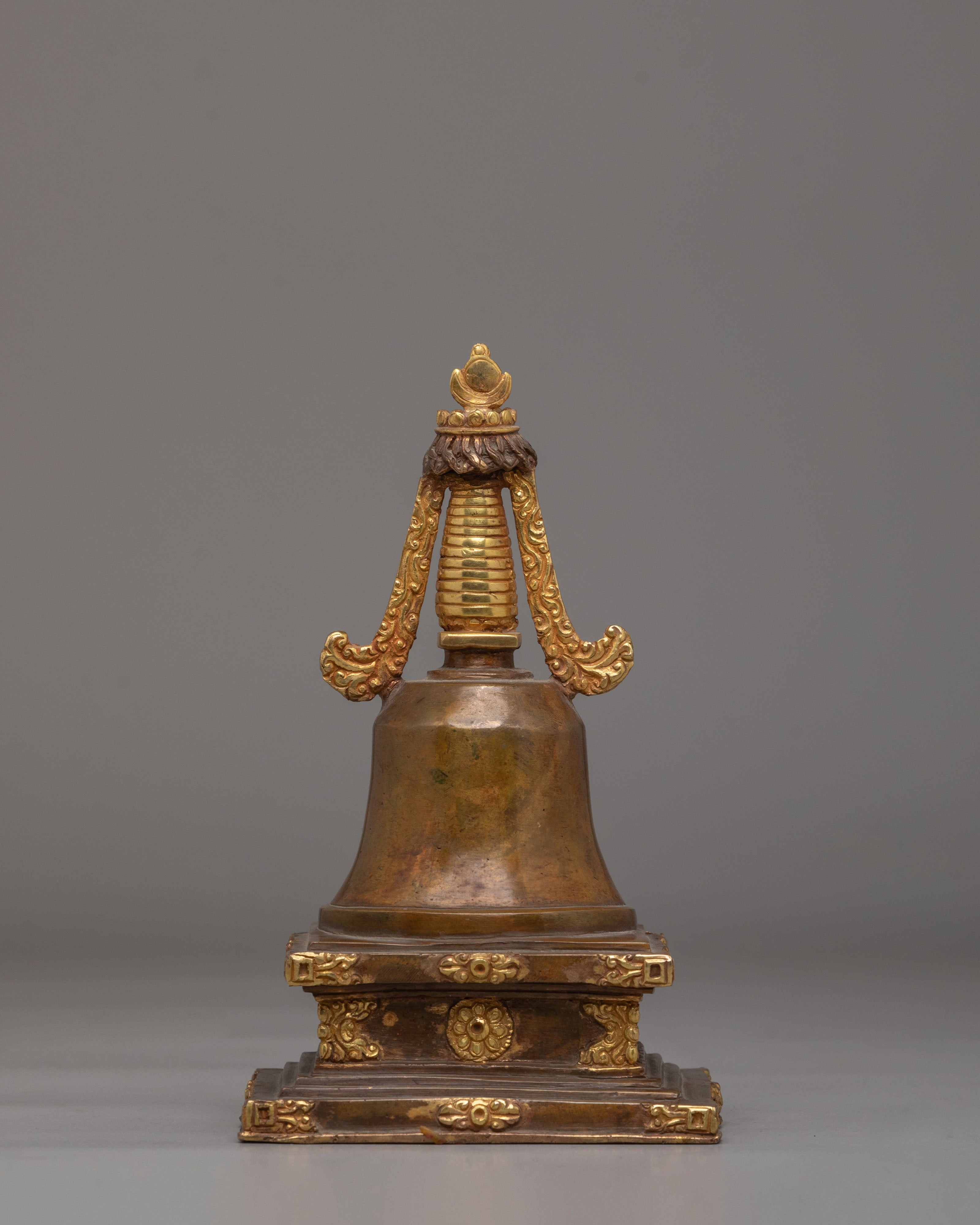 Handcrafted Sacred Parinirvana Stupa | Scared Buddhist Artwork