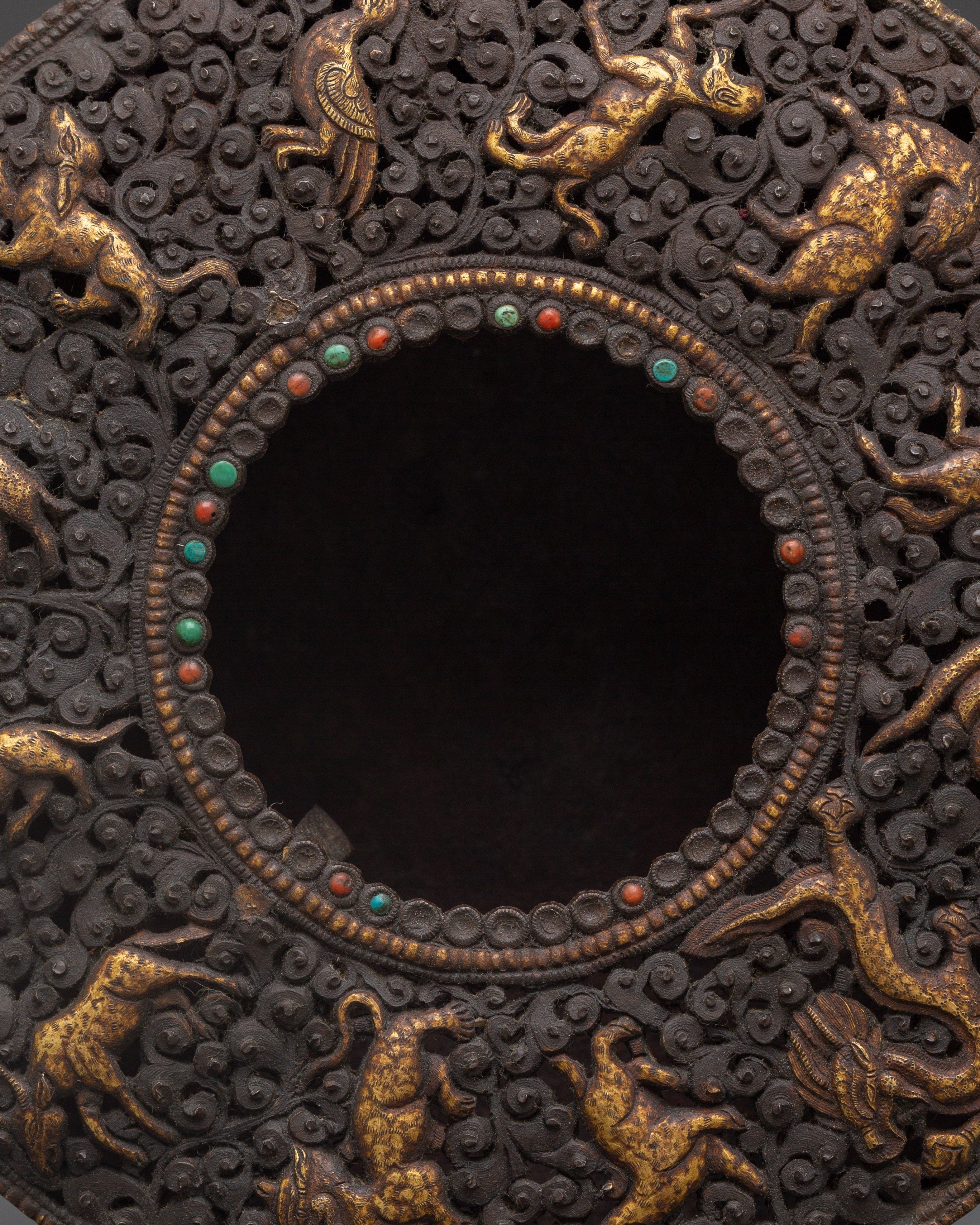 Tibetan Ghau Box with Loh | Sacred Ritual Box