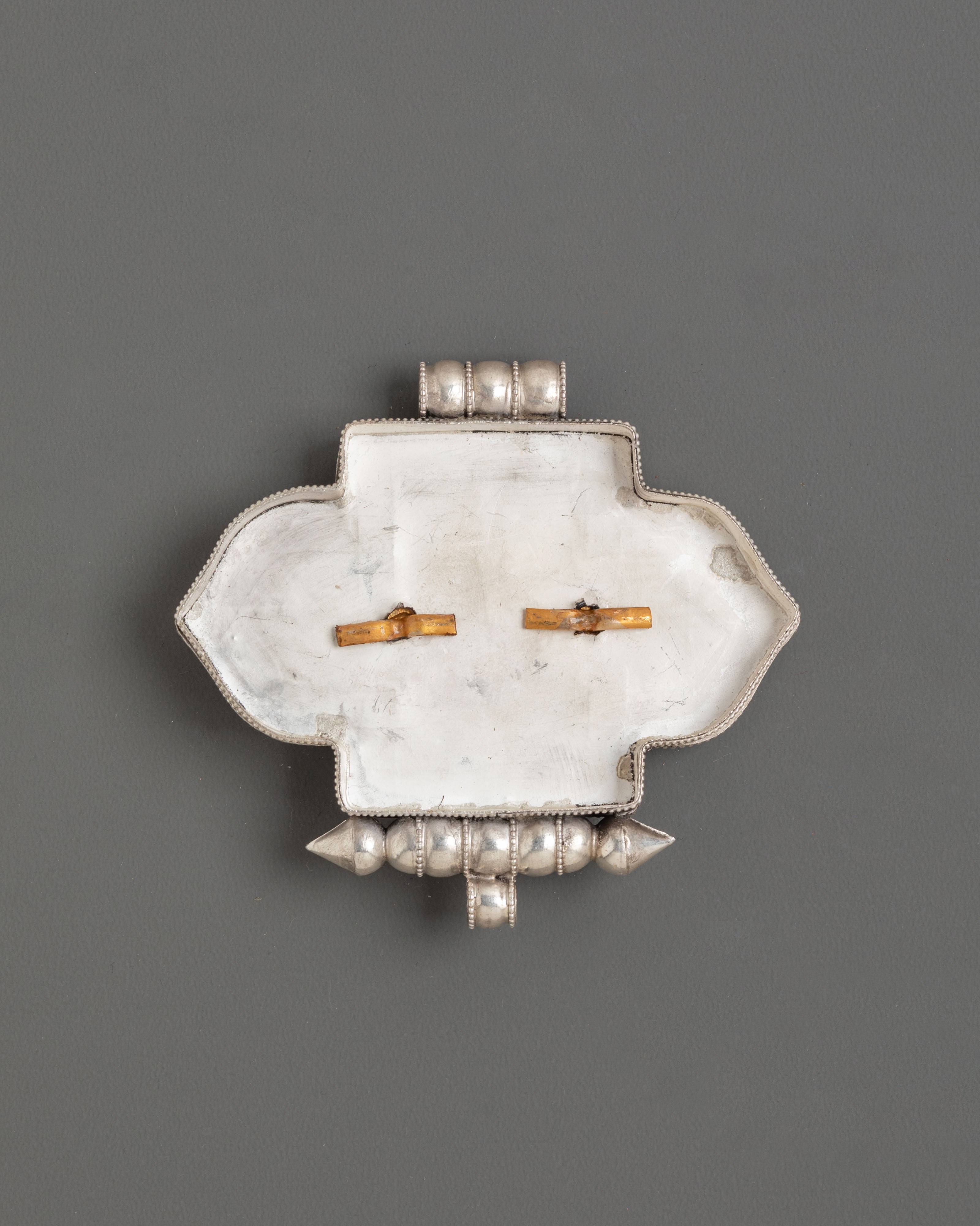 Handcrafted Tibetan Buddhist Ghau Box Locket | Sacred Himalayan Amulet for Protection