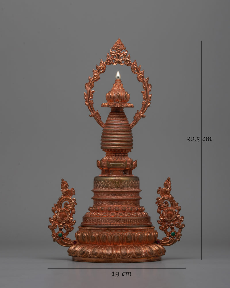 Decorative Stupa Tibetan | Sacred Symbol for Meditation and Harmony