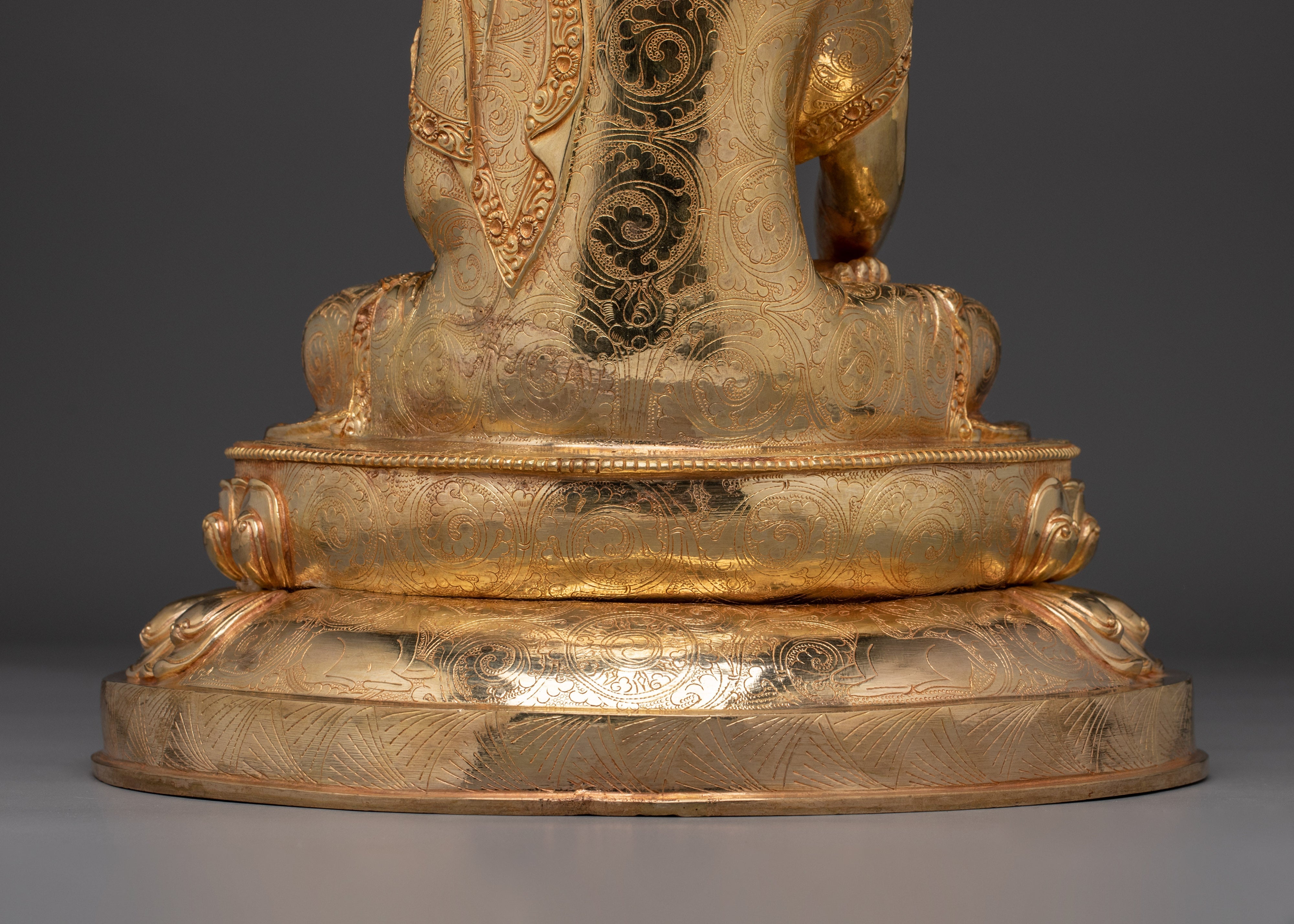 Sangay Shakyamuni The Enlightened One | Traditionally 24K Gold Gilded Statue