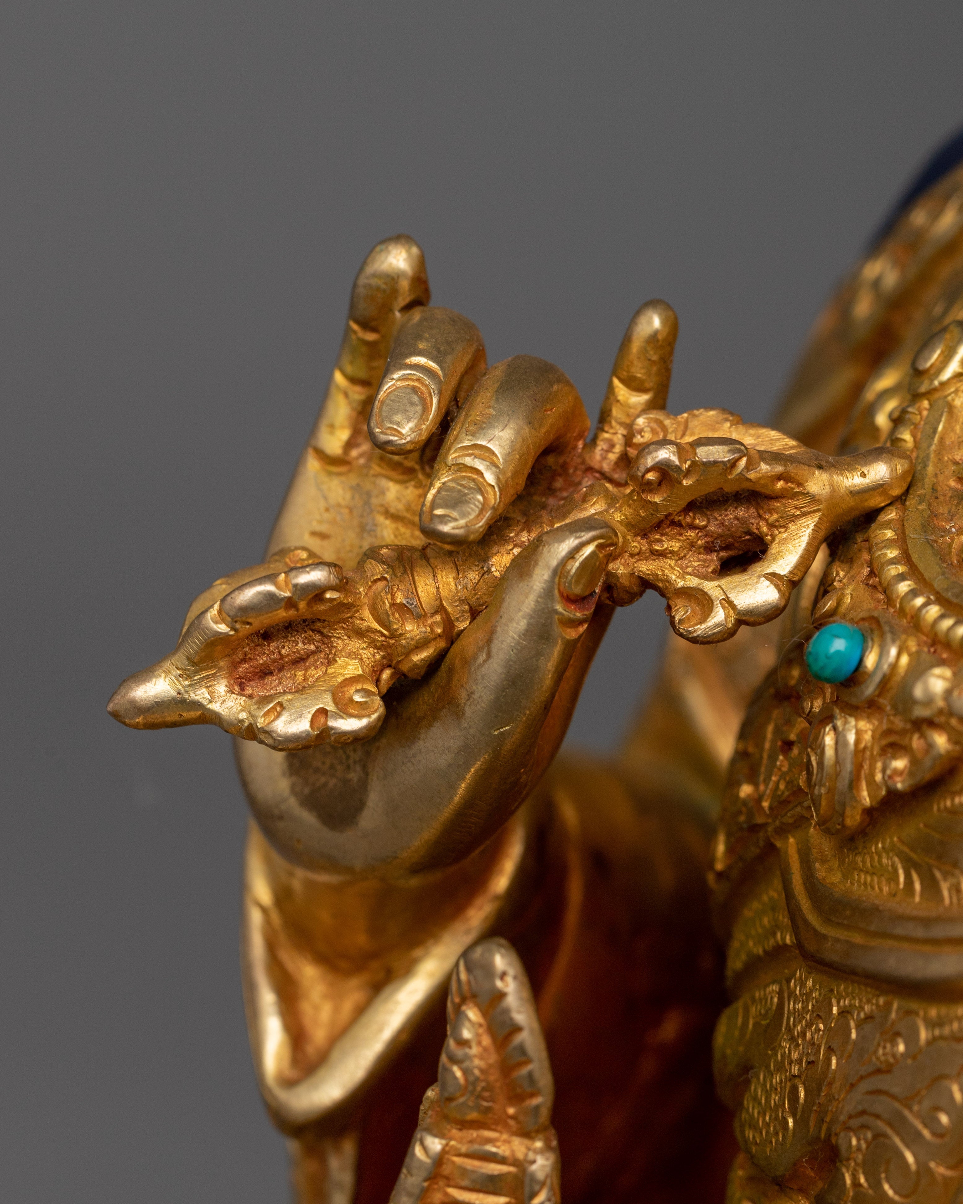 Guru Rinpoche Founder of Tibetan Buddhism Statue | Guru Padmasambhava Tibetan Tantric Master