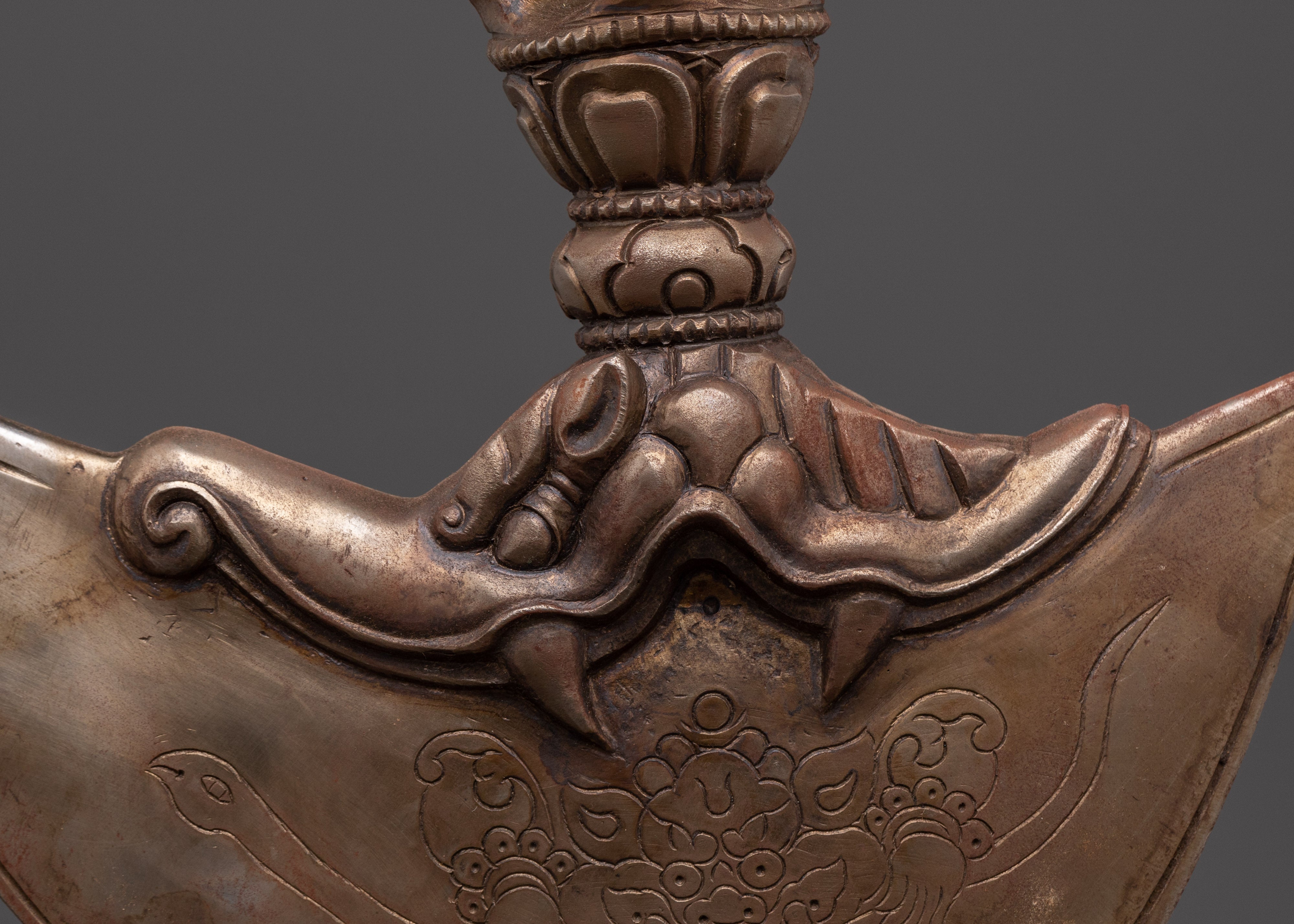 Handcrafted Iron Kartika Knife | Ritual Chopper