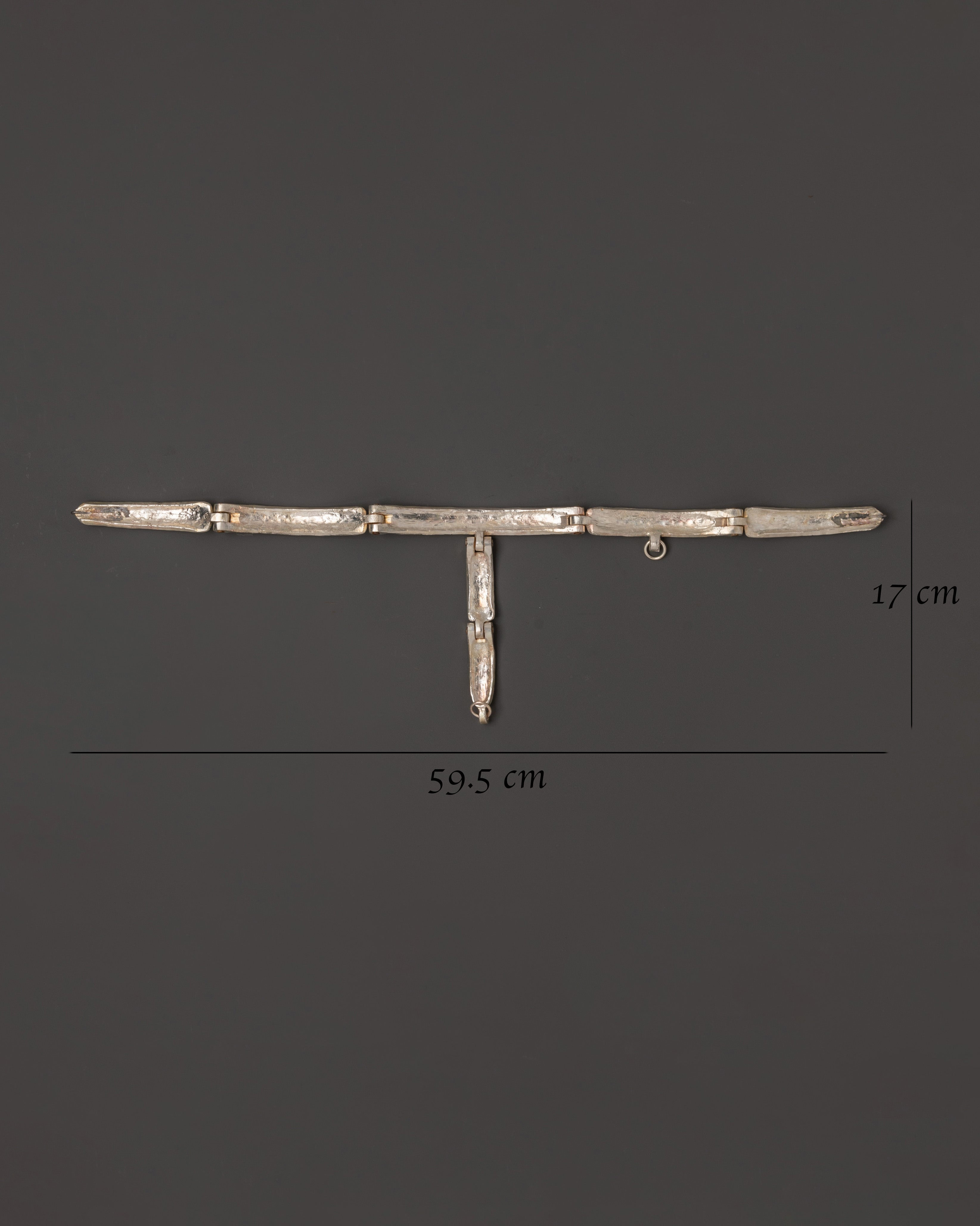 Traditional Tibetan Belt | Silver-Plated White Metal