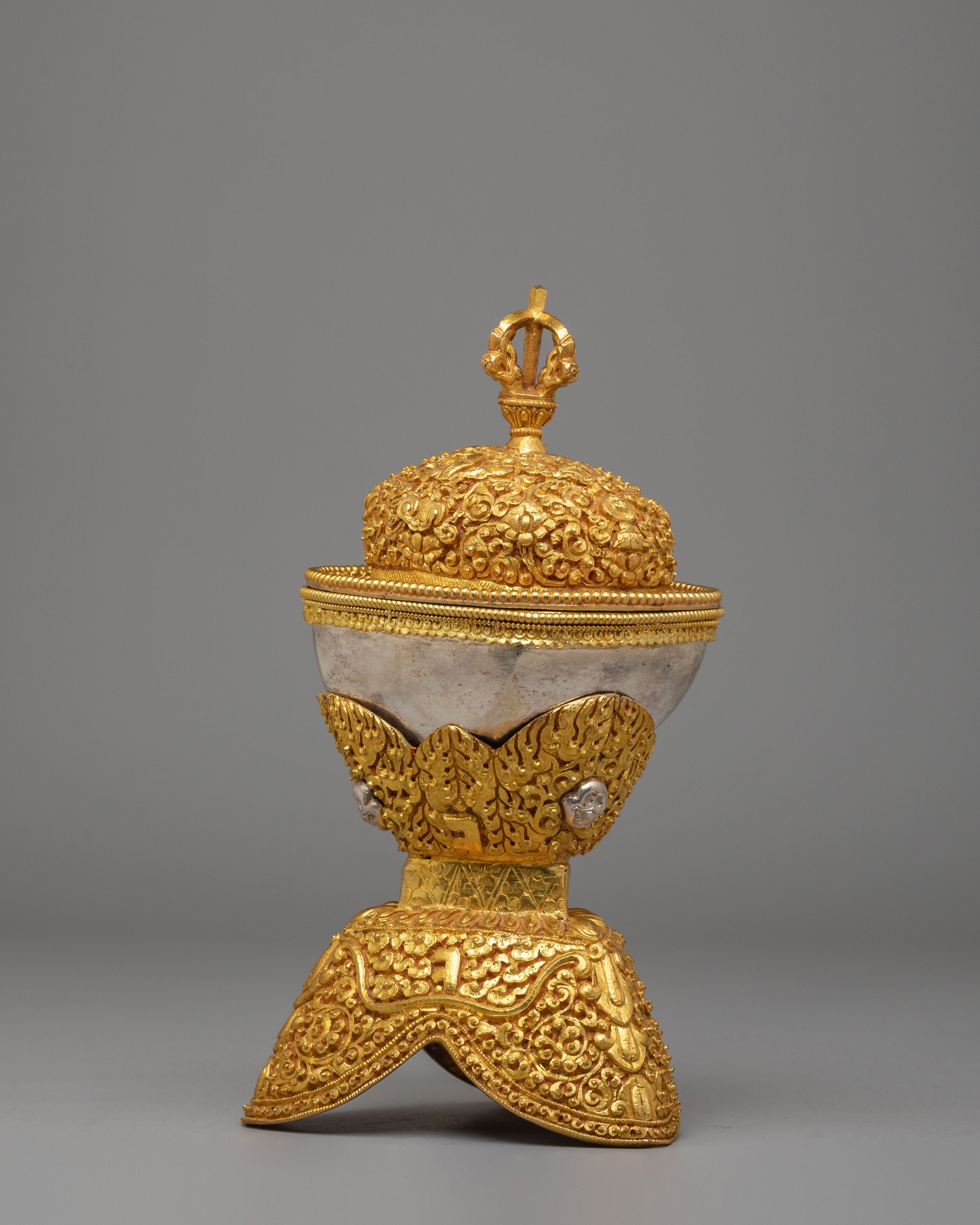 Spiritual Altar Kapala | Ritual Offering Vessel