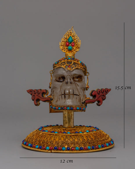 Spiritual Decor Skull Head | Symbol of Mortality and Transformation