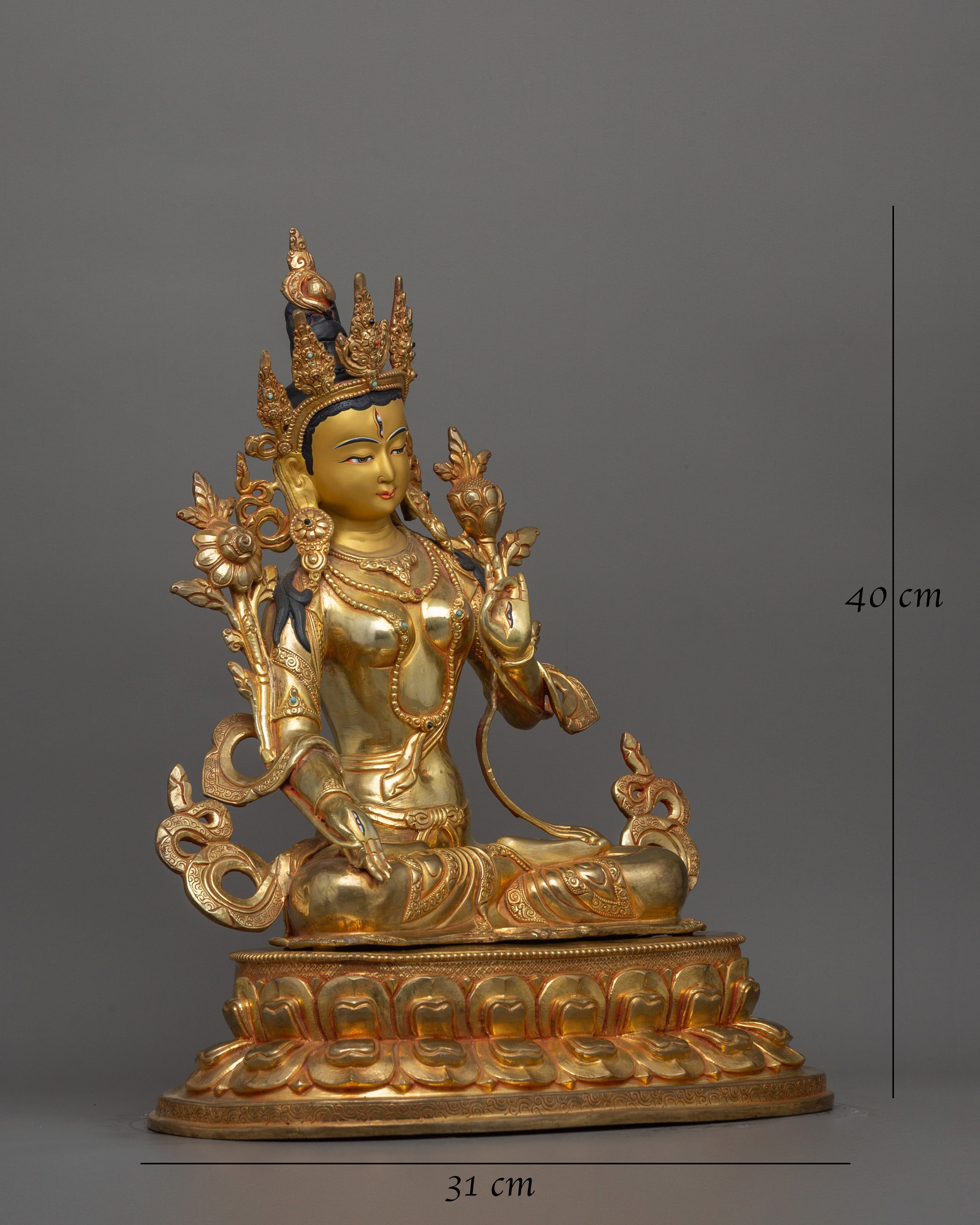 statue-of-seven-eyed-white-tara