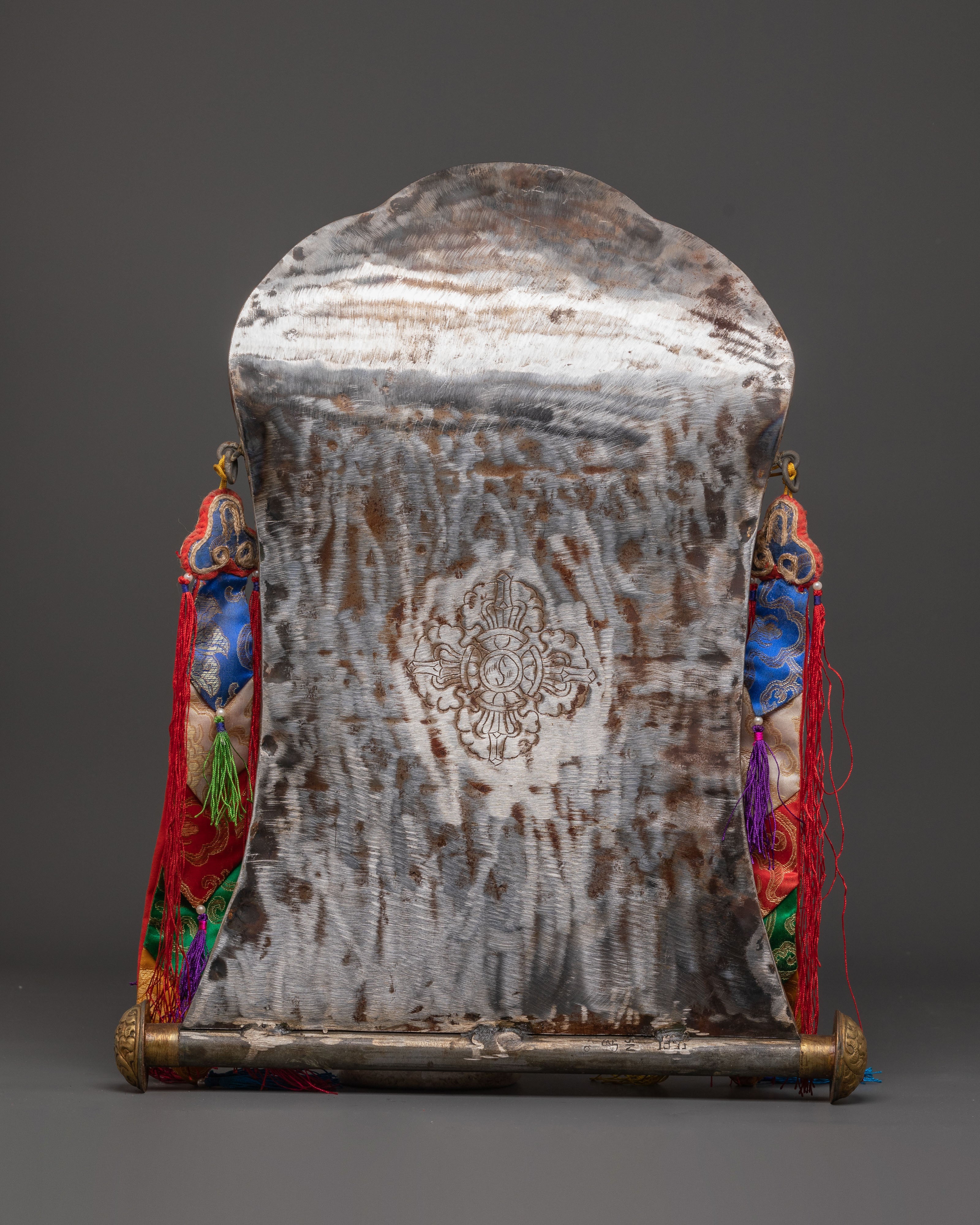 Handcrafted Dzambhala Metal Thangka | Spiritual Tibetan Buddhist Art