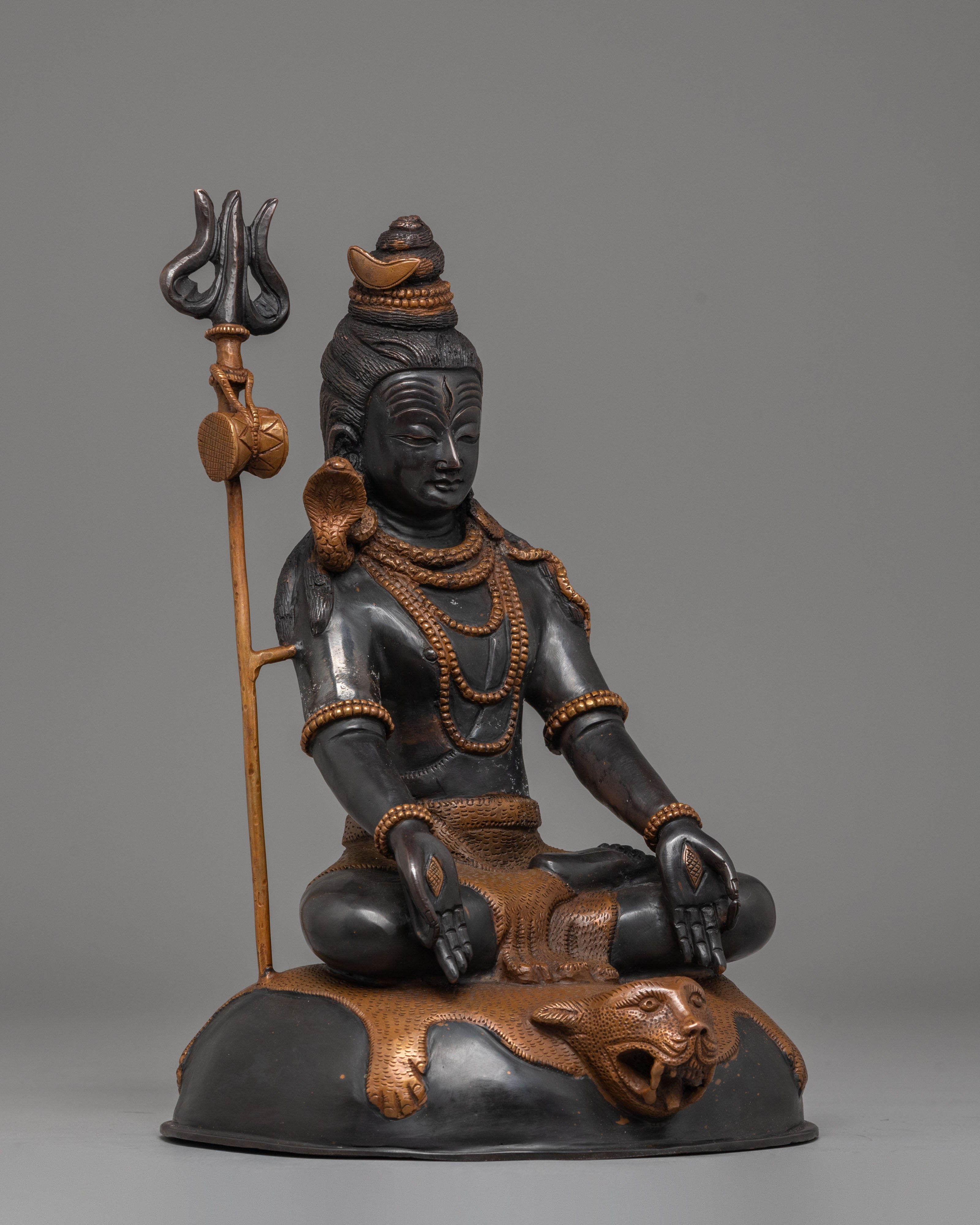 Spiritual Shiva Sculpture | Hindu God Idol For Meditation & Decor