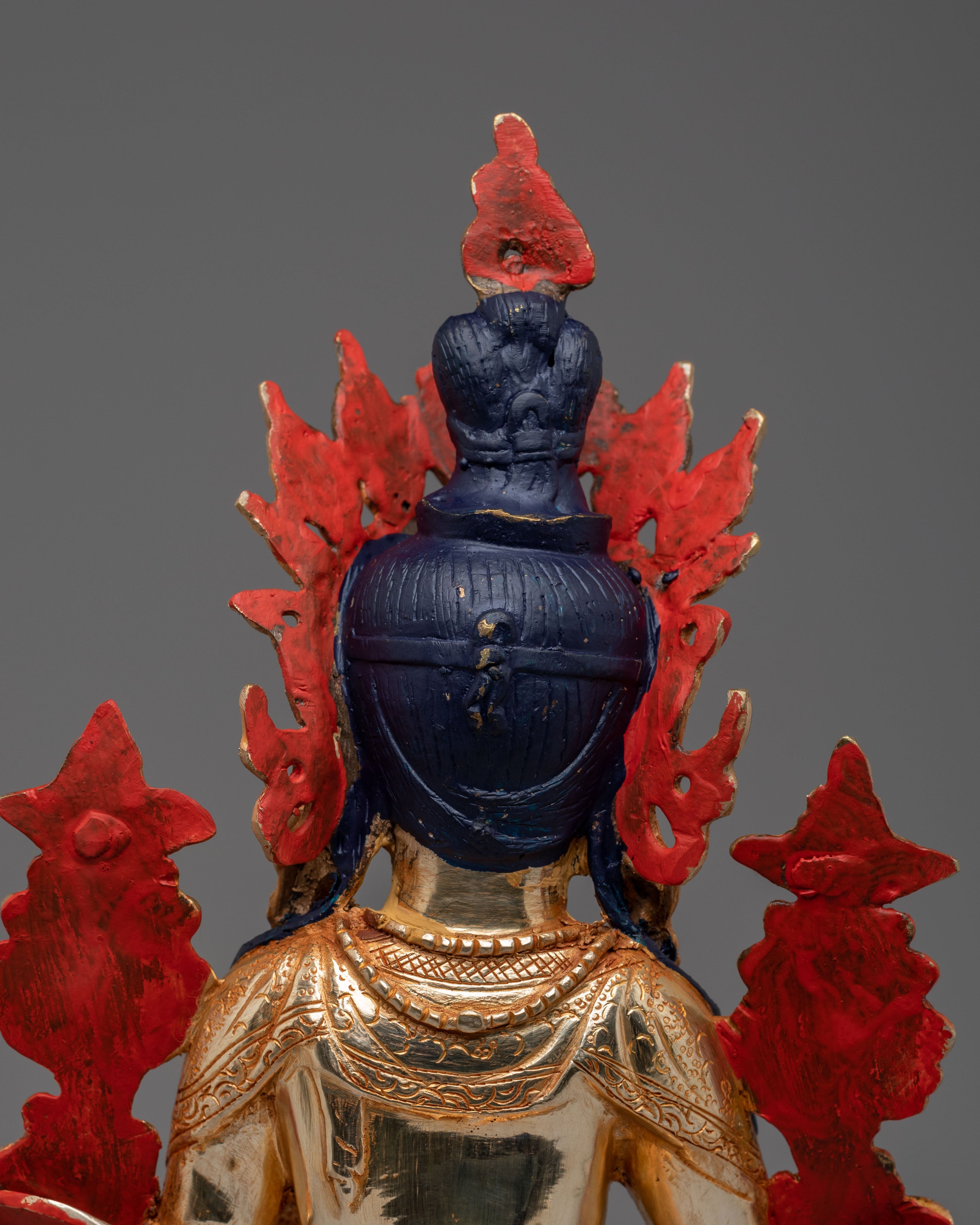 Handmade Green Tara Deity Sculpture | Tibetan Goddess of Compassion