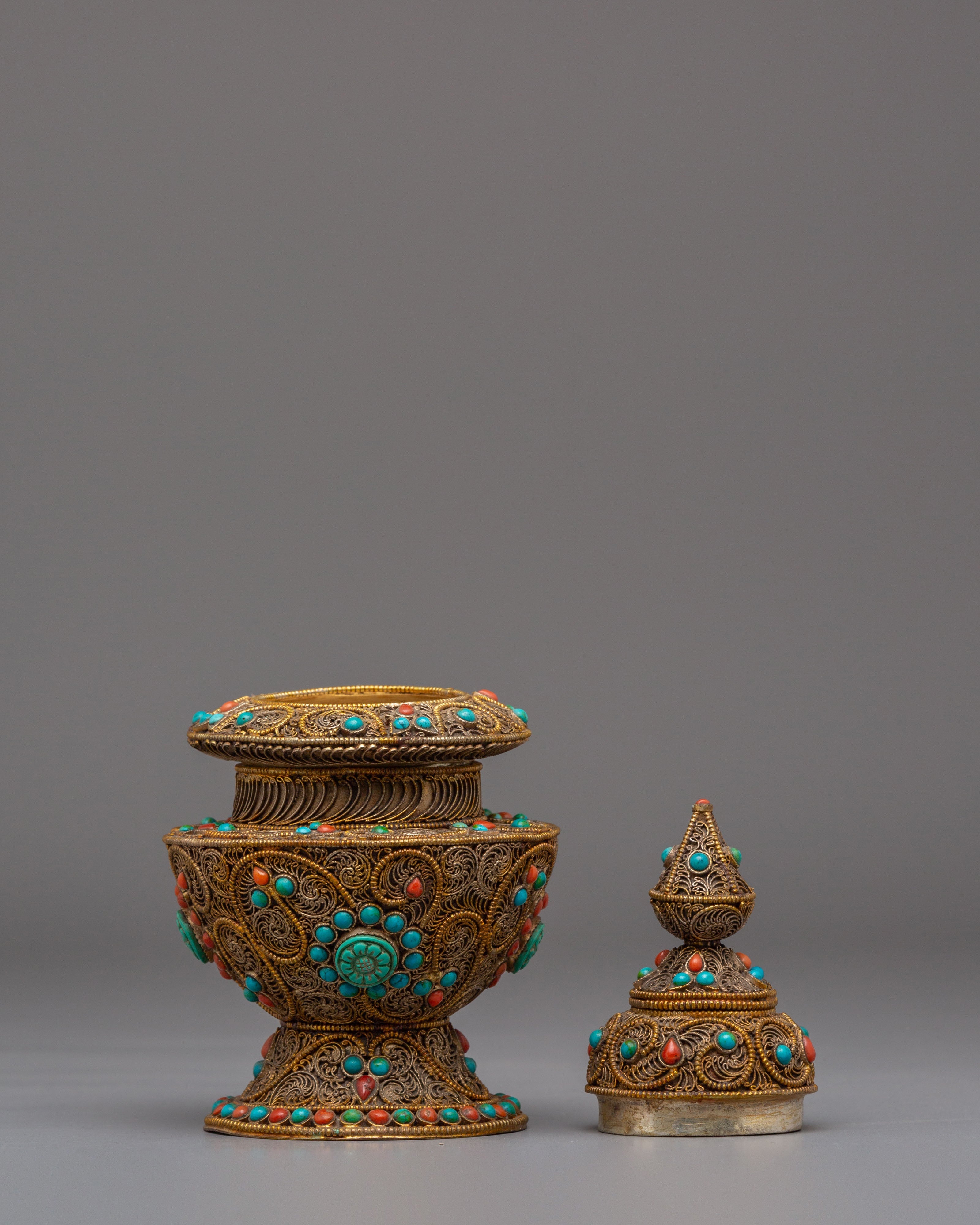 Handcrafted Traditional Rice Pot | Sacred Ritual Offering Vessel