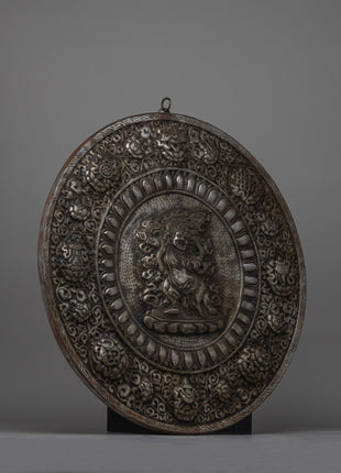 Traditional Vajrapani Metal Thangka | Sacred Tibetan Artwork for Strength and Protection