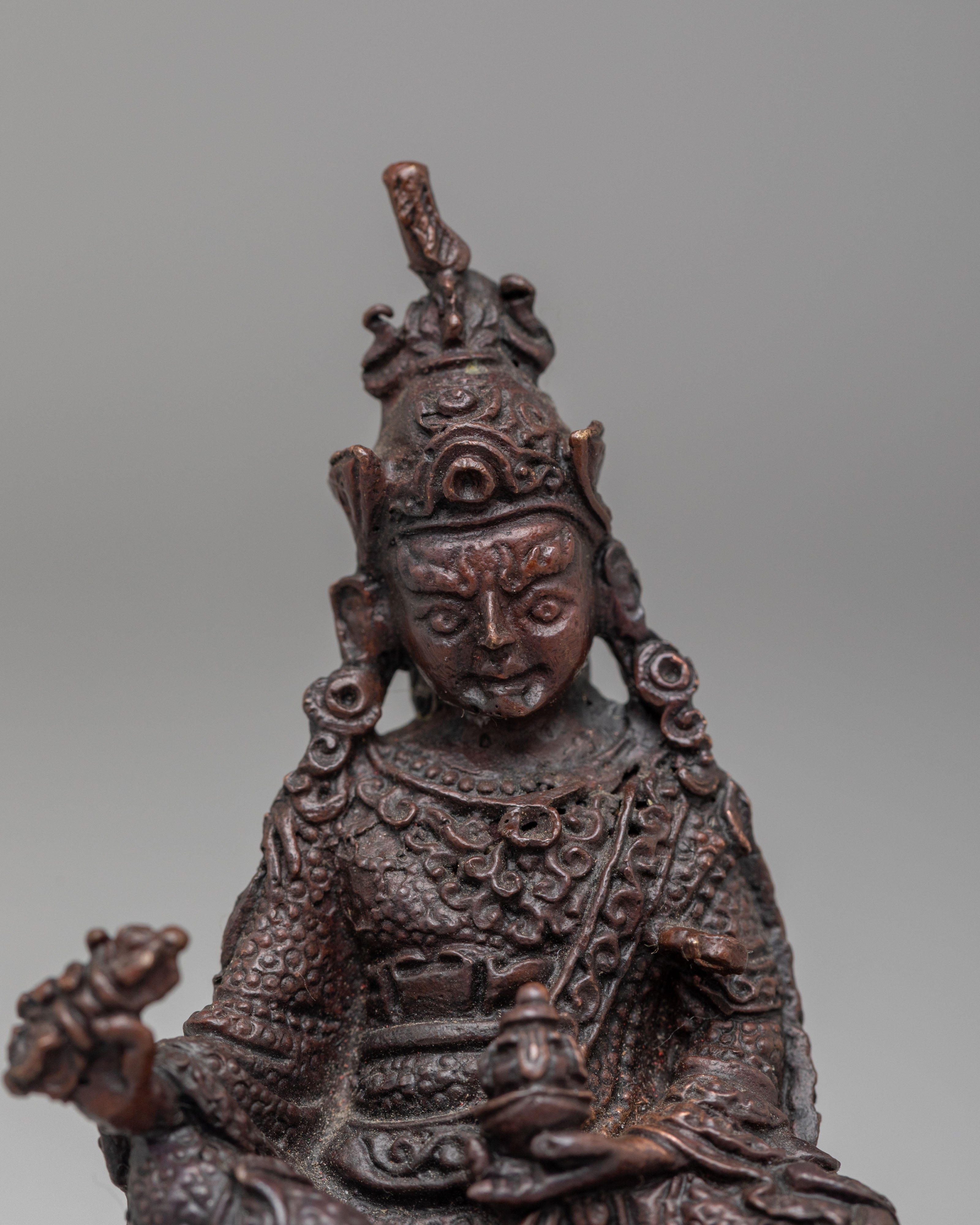 Lotus-Born Master Guru Rinpoche Sculpture | Padmasambhava Figurine